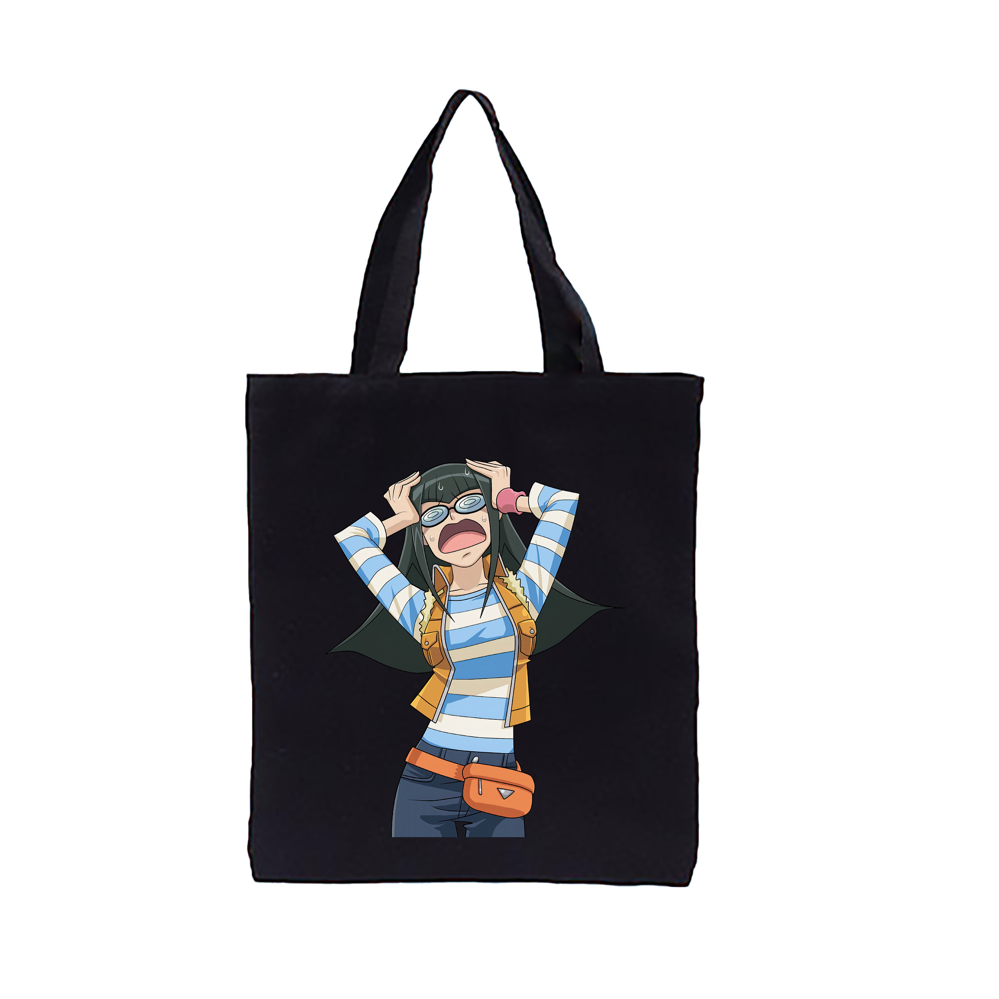 （画像用） 遊☆戯☆王 Yu-Gi-Oh! 縦型キャンバス生地手提げバッグ　トートバッグ