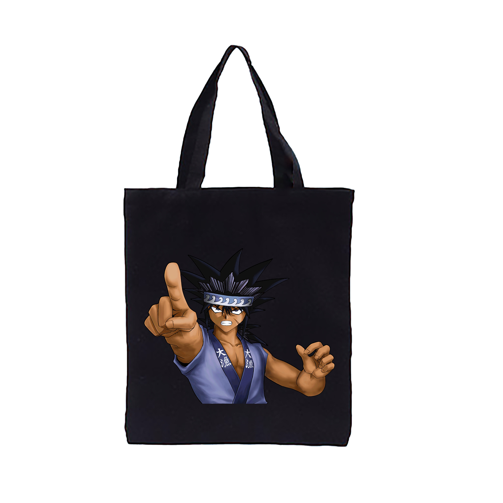 （画像用） 遊☆戯☆王 Yu-Gi-Oh! 縦型キャンバス生地手提げバッグ　トートバッグ