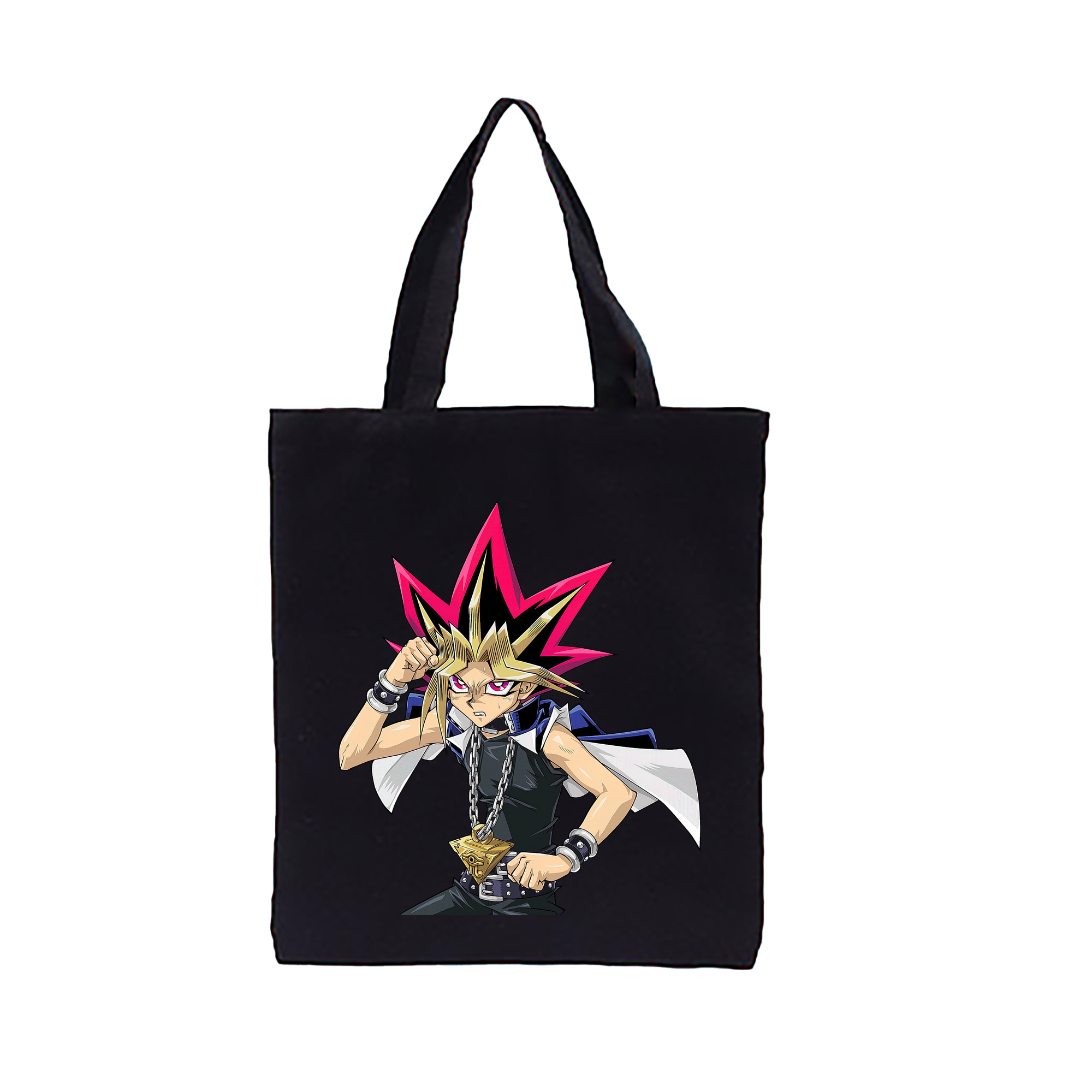 （画像用） 遊☆戯☆王 Yu-Gi-Oh! 縦型キャンバス生地手提げバッグ　トートバッグ