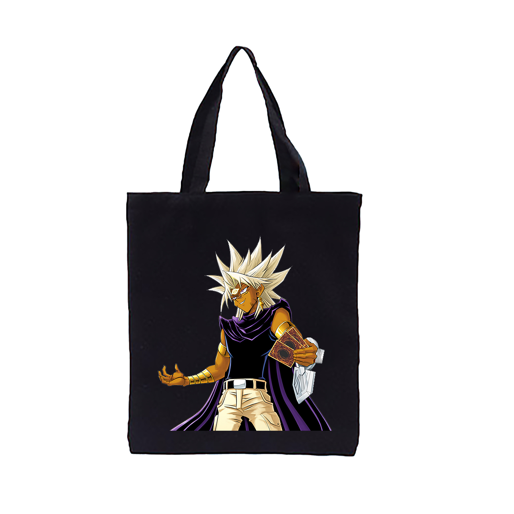 （画像用） 遊☆戯☆王 Yu-Gi-Oh! 縦型キャンバス生地手提げバッグ　トートバッグ