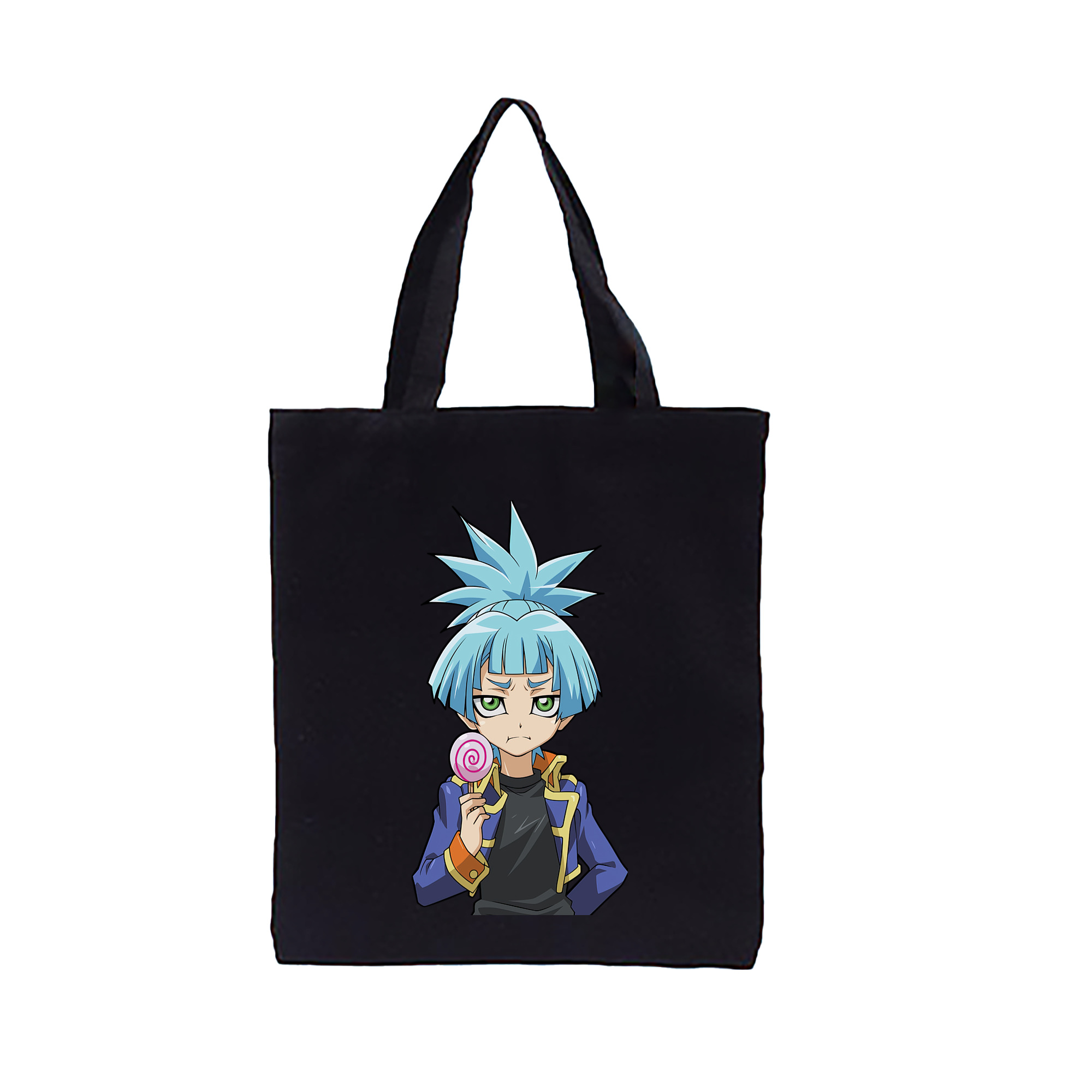 （画像用） 遊☆戯☆王 Yu-Gi-Oh! 縦型キャンバス生地手提げバッグ　トートバッグ