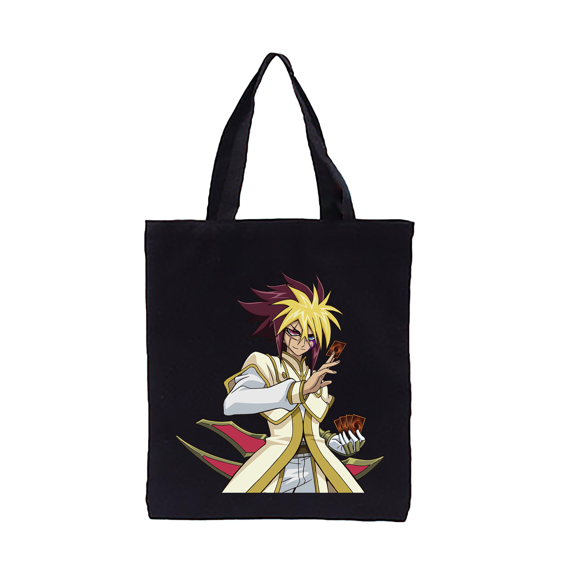 （画像用） 遊☆戯☆王 Yu-Gi-Oh! 縦型キャンバス生地手提げバッグ　トートバッグ