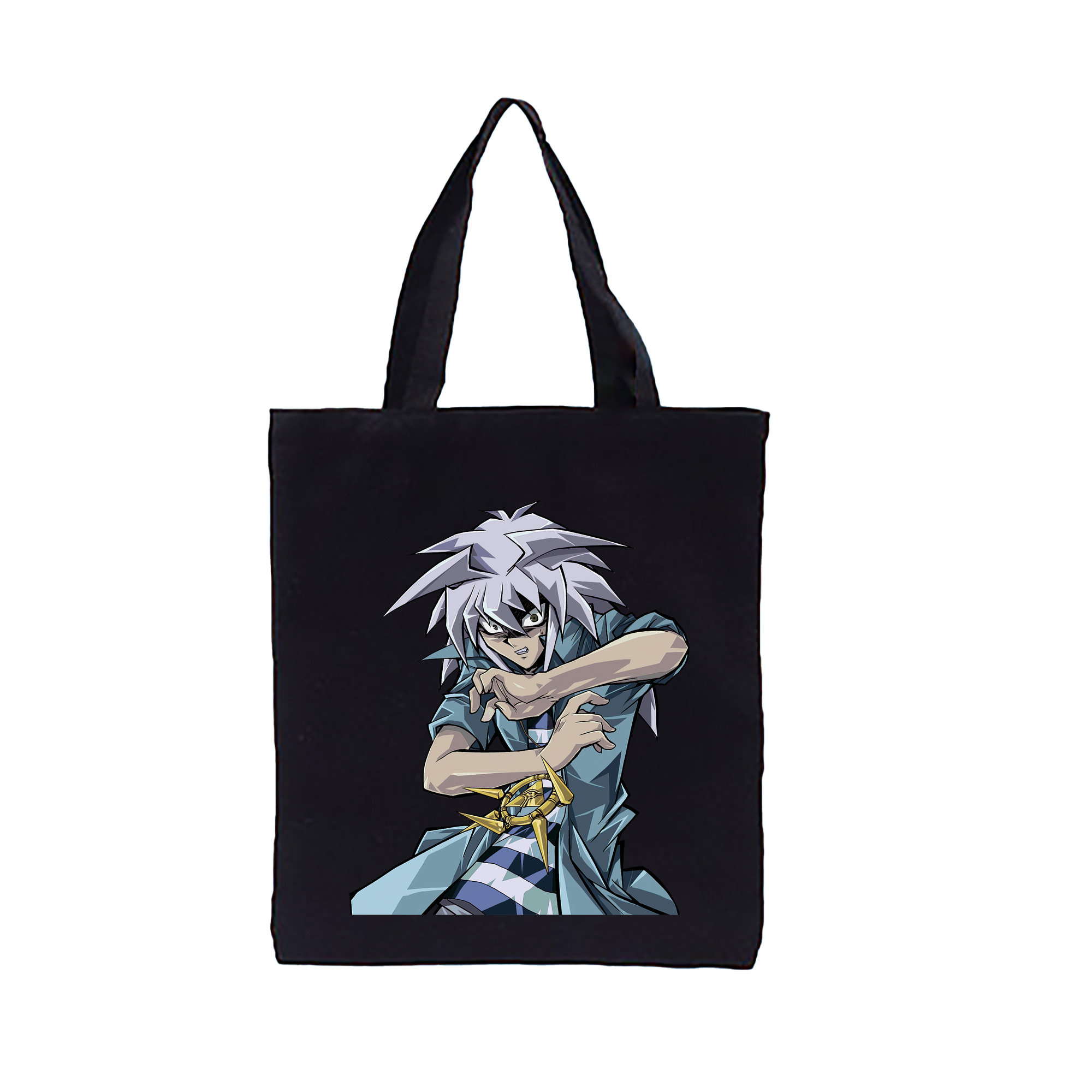 （画像用） 遊☆戯☆王 Yu-Gi-Oh! 縦型キャンバス生地手提げバッグ　トートバッグ