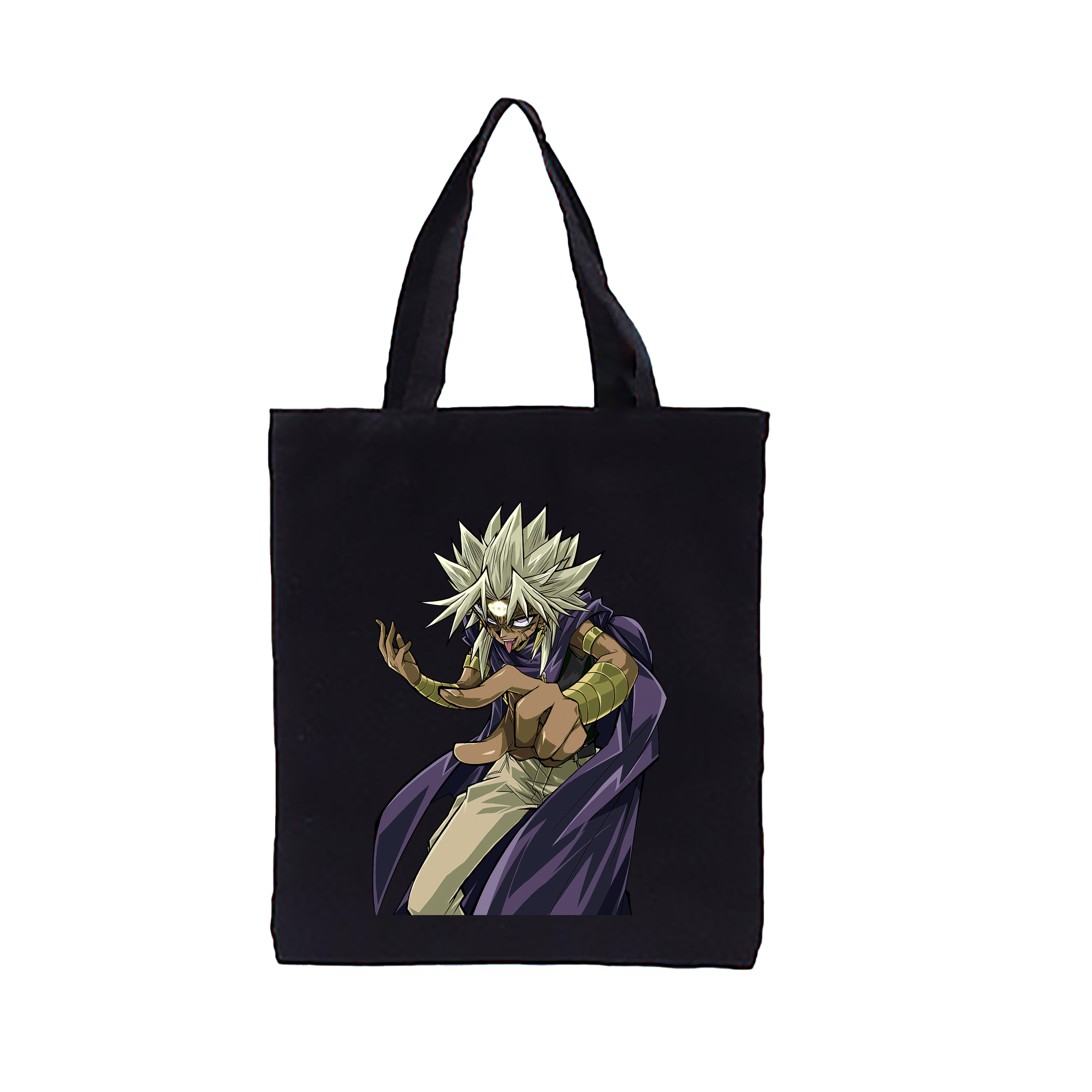 （画像用） 遊☆戯☆王 Yu-Gi-Oh! 縦型キャンバス生地手提げバッグ　トートバッグ