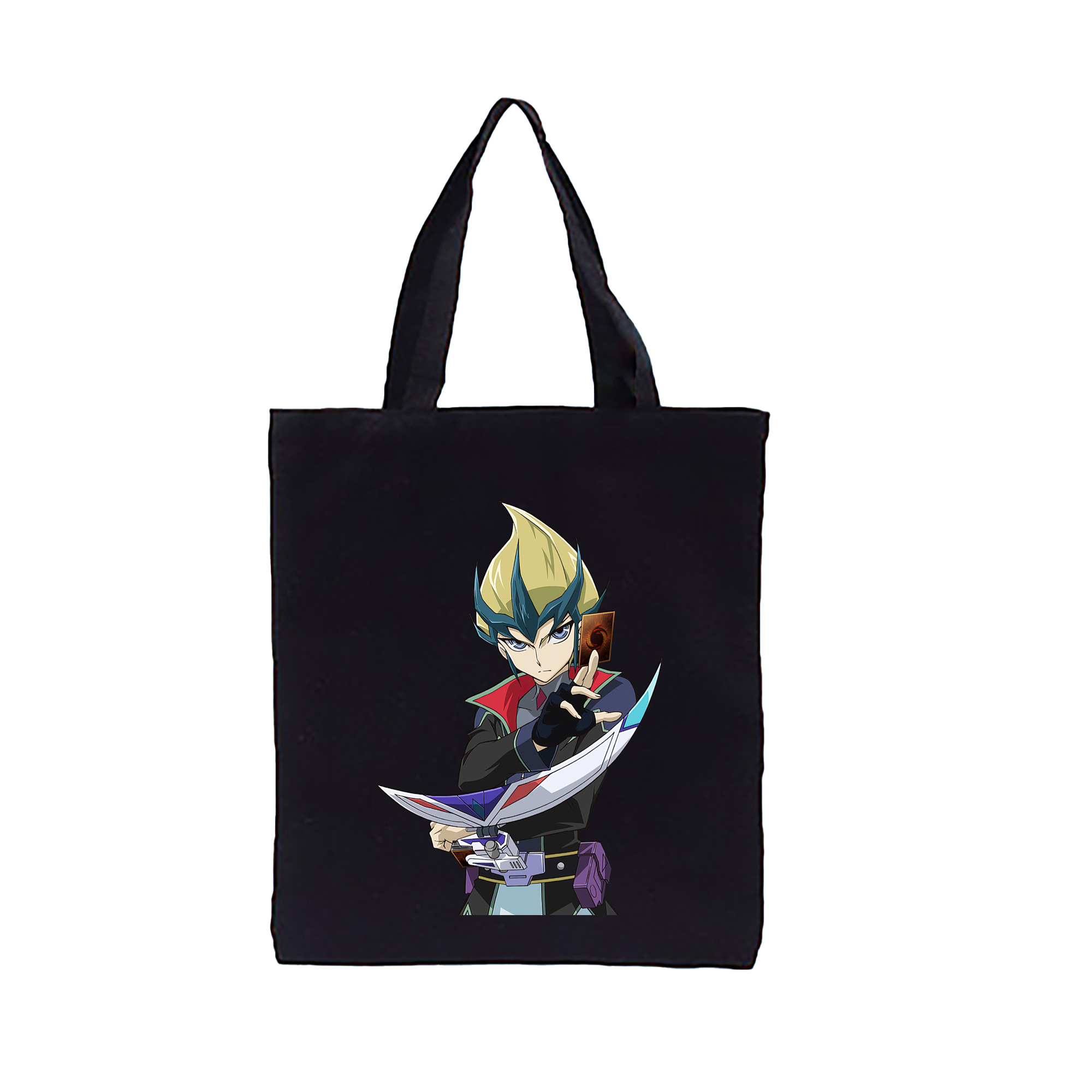 （画像用） 遊☆戯☆王 Yu-Gi-Oh! 縦型キャンバス生地手提げバッグ　トートバッグ