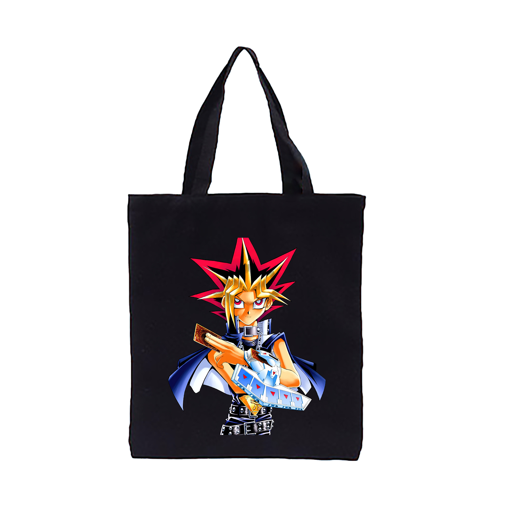 （画像用） 遊☆戯☆王 Yu-Gi-Oh! 縦型キャンバス生地手提げバッグ　トートバッグ