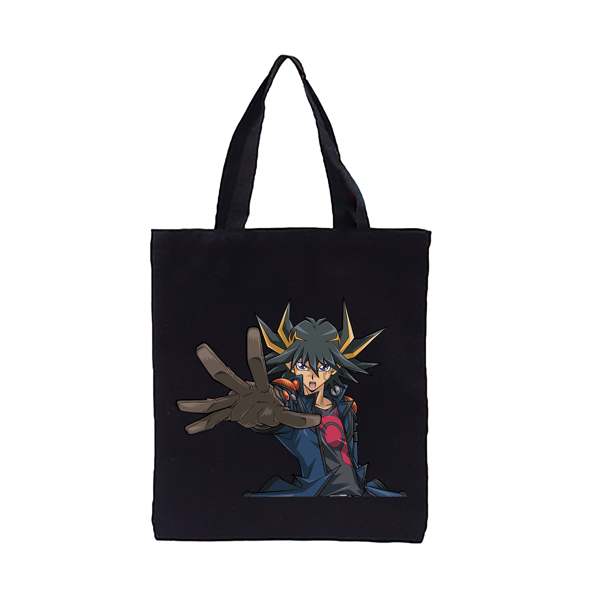 （画像用） 遊☆戯☆王 Yu-Gi-Oh! 縦型キャンバス生地手提げバッグ　トートバッグ