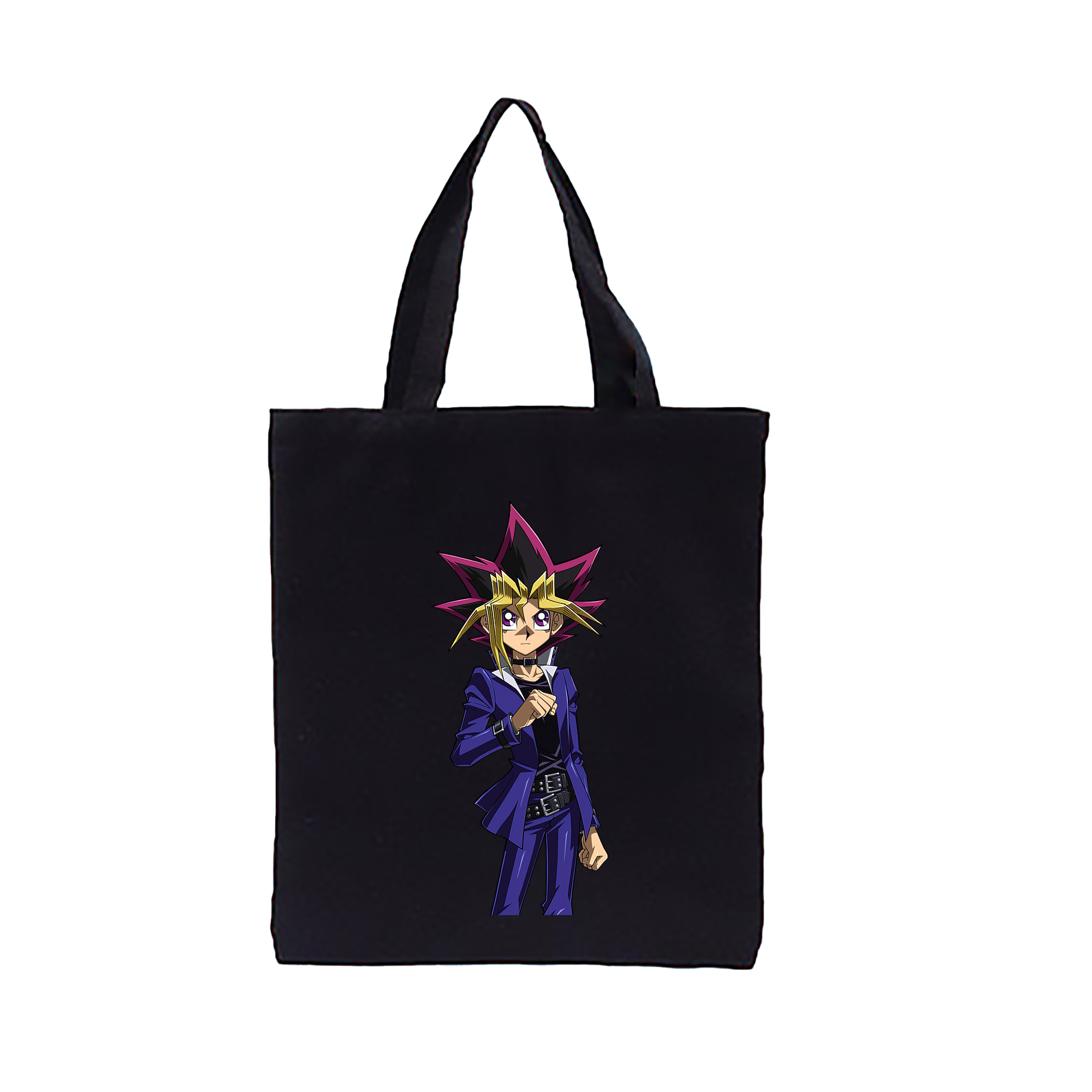 （画像用） 遊☆戯☆王 Yu-Gi-Oh! 縦型キャンバス生地手提げバッグ　トートバッグ