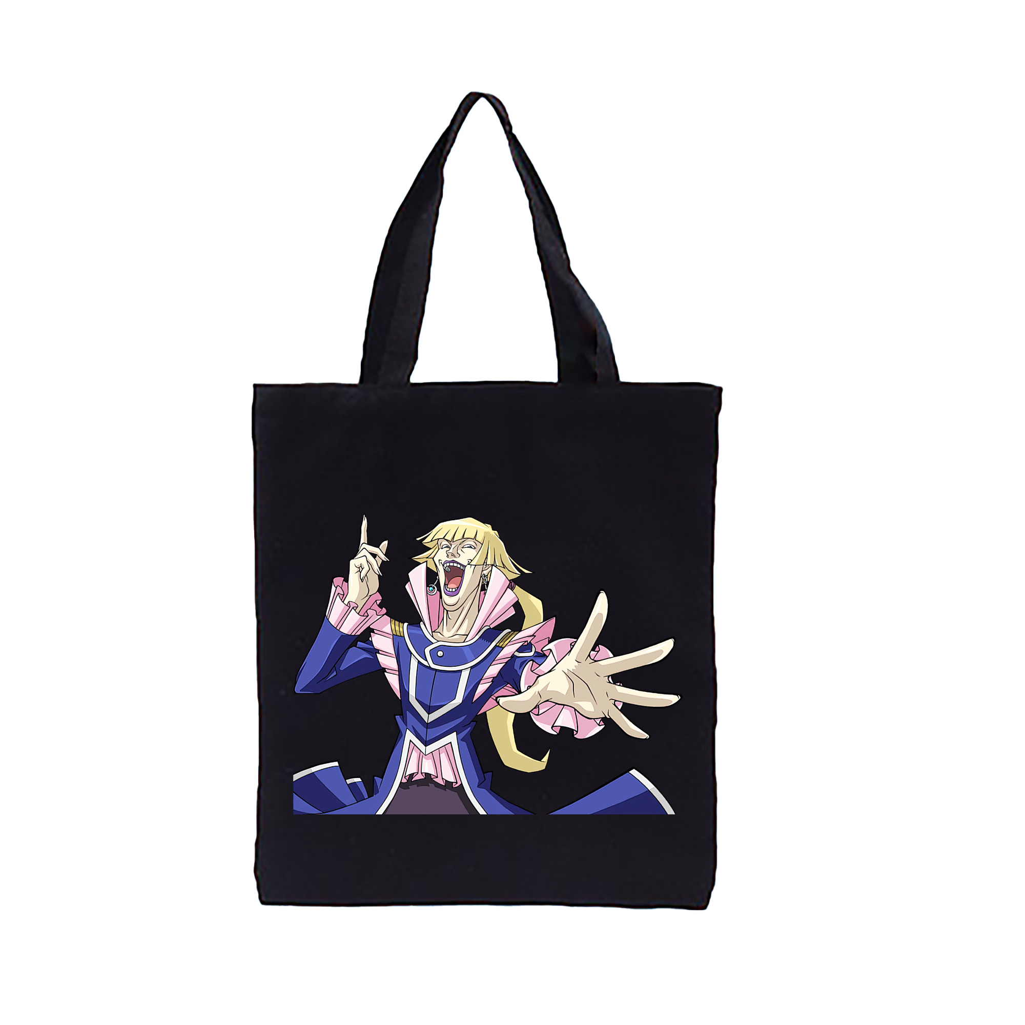 （画像用） 遊☆戯☆王 Yu-Gi-Oh! 縦型キャンバス生地手提げバッグ　トートバッグ