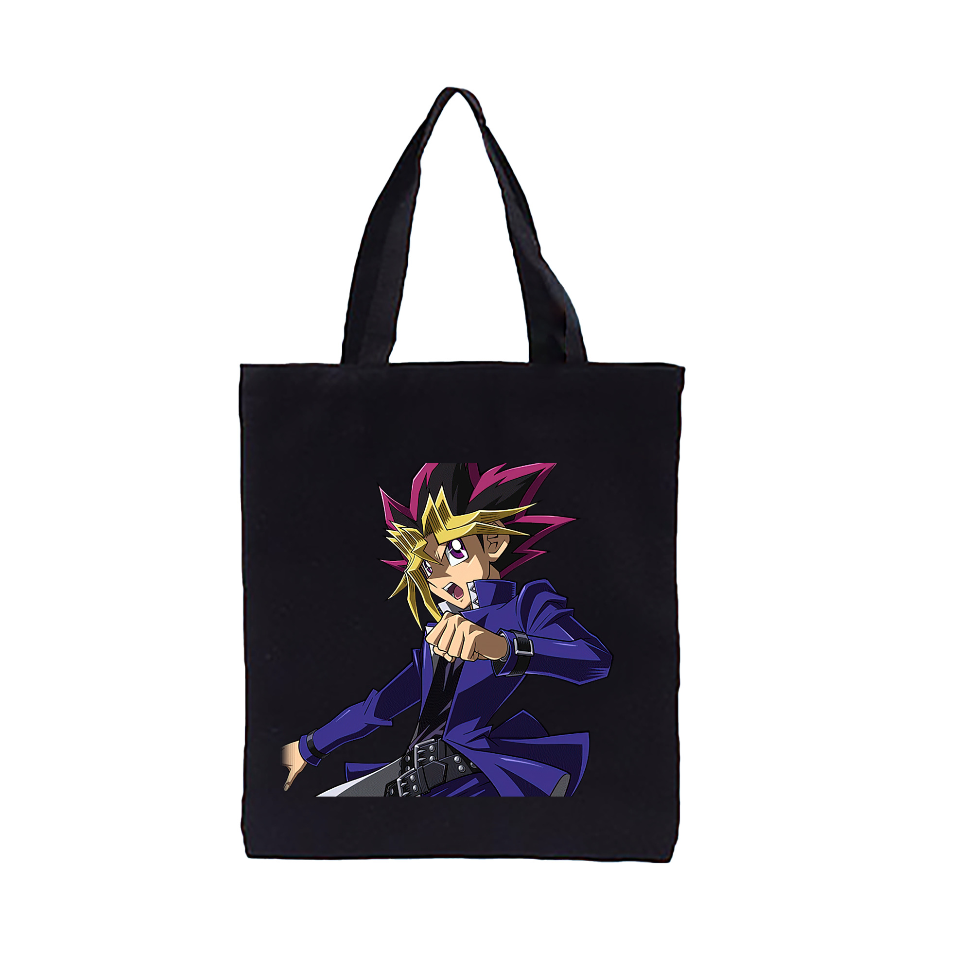 （画像用） 遊☆戯☆王 Yu-Gi-Oh! 縦型キャンバス生地手提げバッグ　トートバッグ