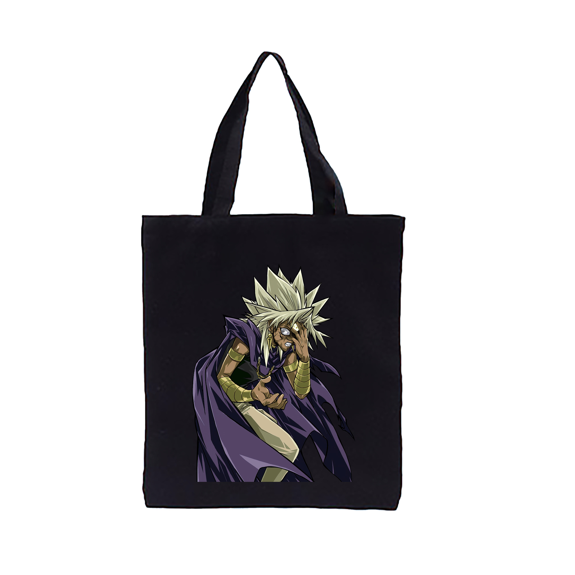 （画像用） 遊☆戯☆王 Yu-Gi-Oh! 縦型キャンバス生地手提げバッグ　トートバッグ