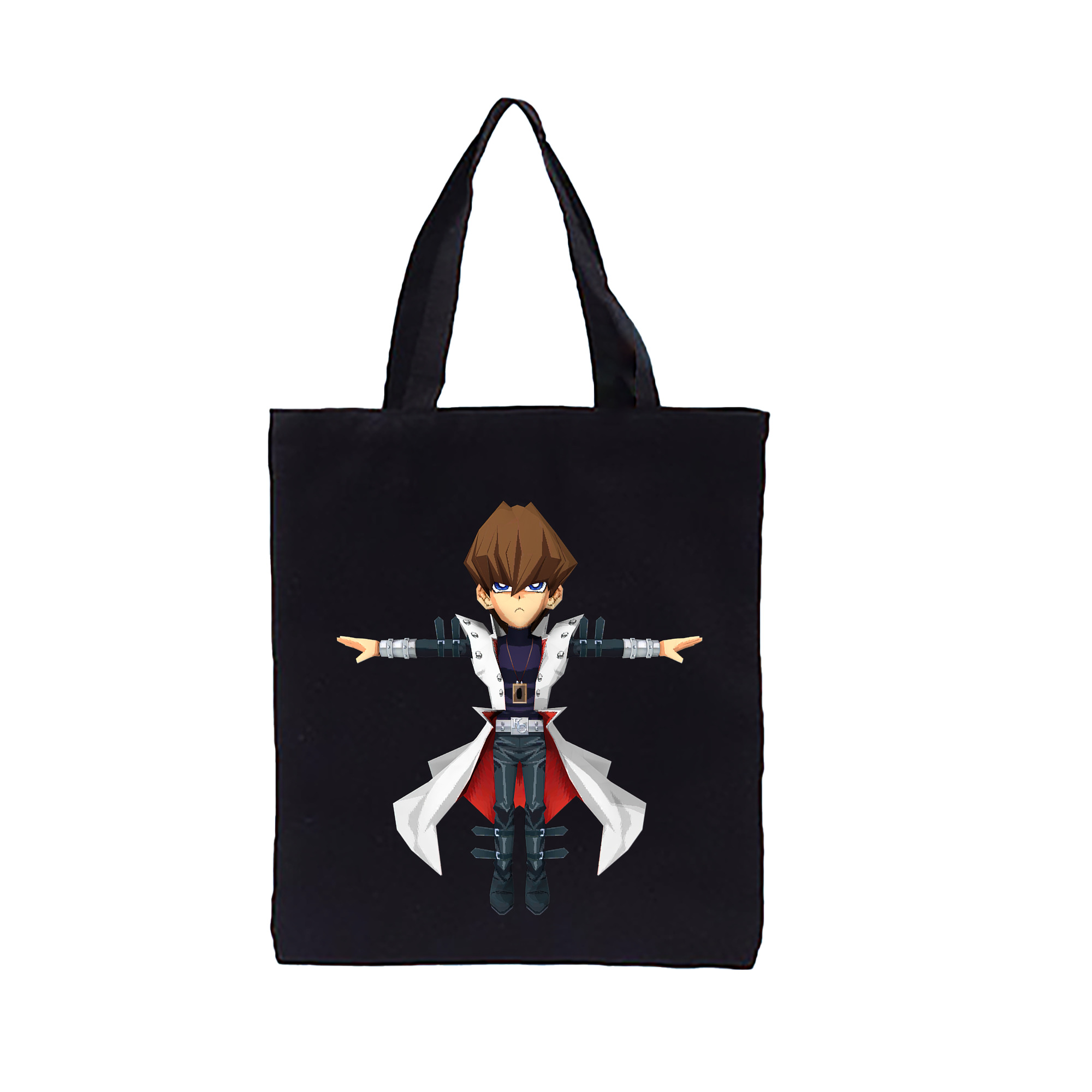 （画像用） 遊☆戯☆王 Yu-Gi-Oh! 縦型キャンバス生地手提げバッグ　トートバッグ
