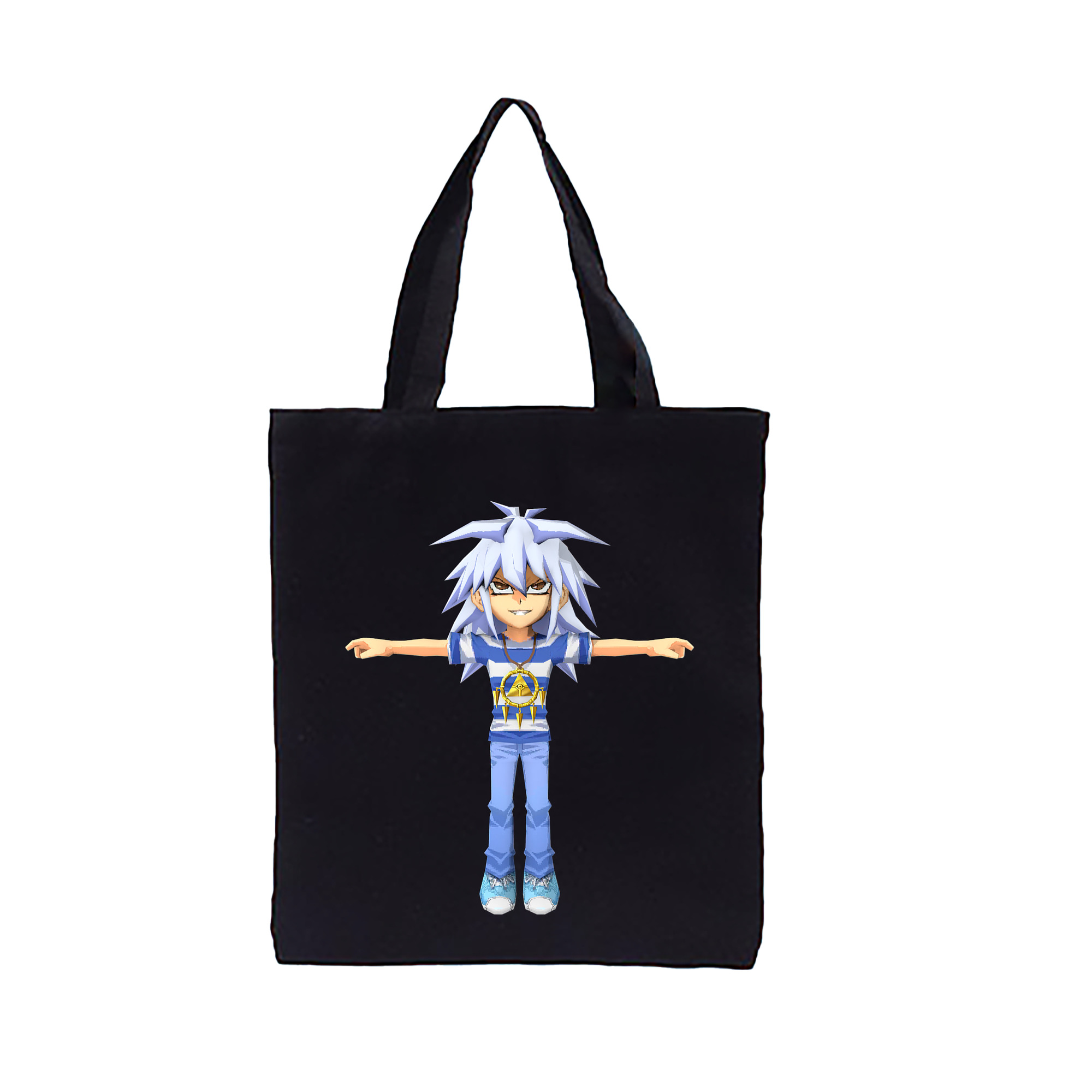 （画像用） 遊☆戯☆王 Yu-Gi-Oh! 縦型キャンバス生地手提げバッグ　トートバッグ