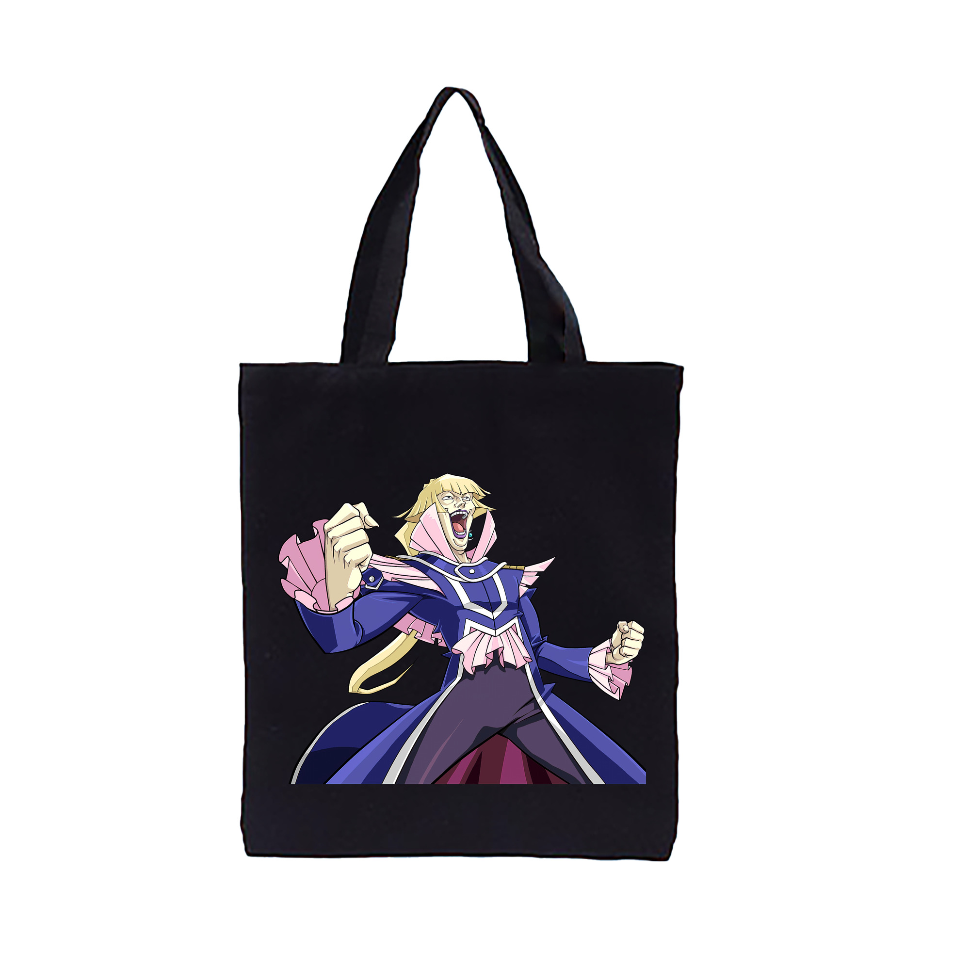 （画像用） 遊☆戯☆王 Yu-Gi-Oh! 縦型キャンバス生地手提げバッグ　トートバッグ