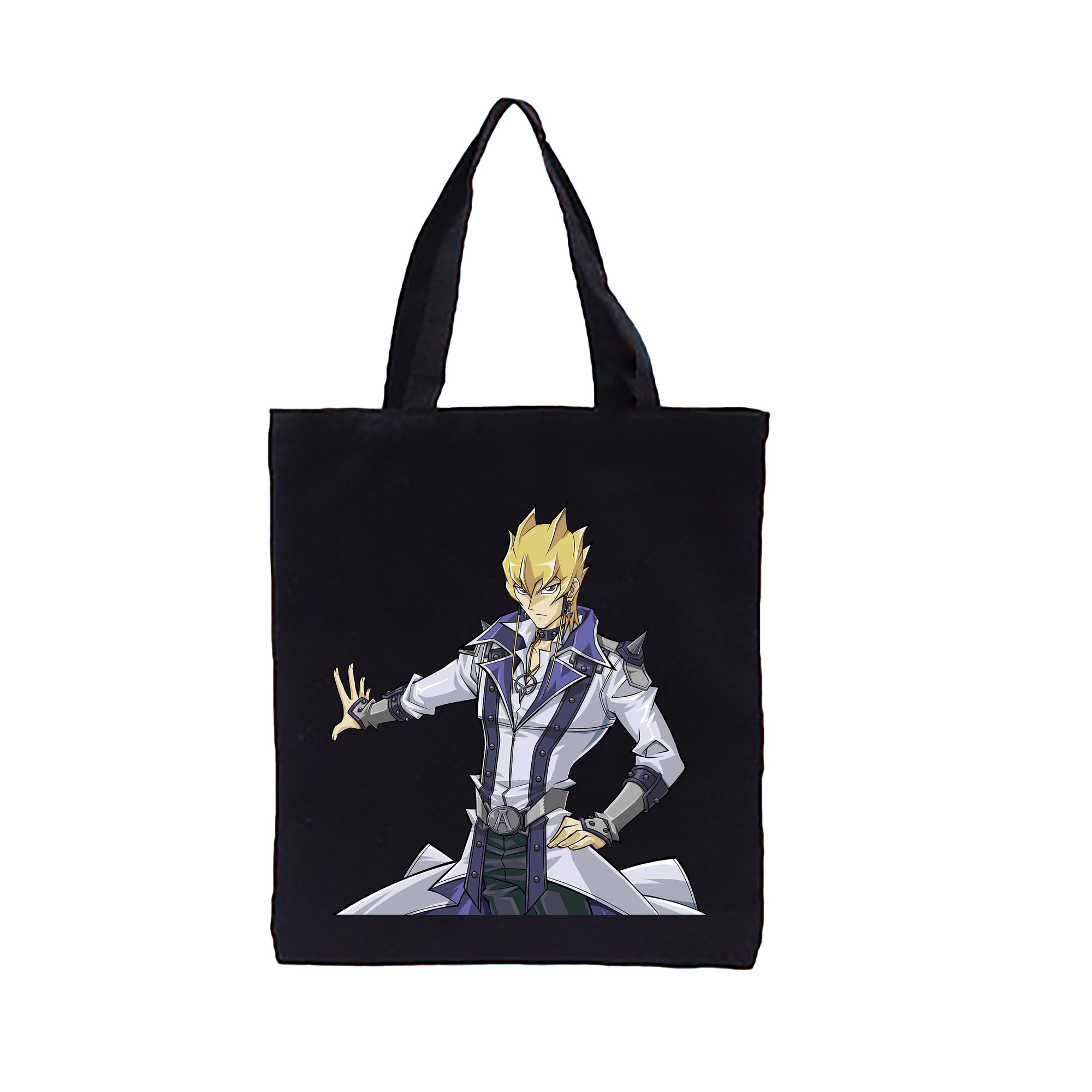 （画像用） 遊☆戯☆王 Yu-Gi-Oh! 縦型キャンバス生地手提げバッグ　トートバッグ