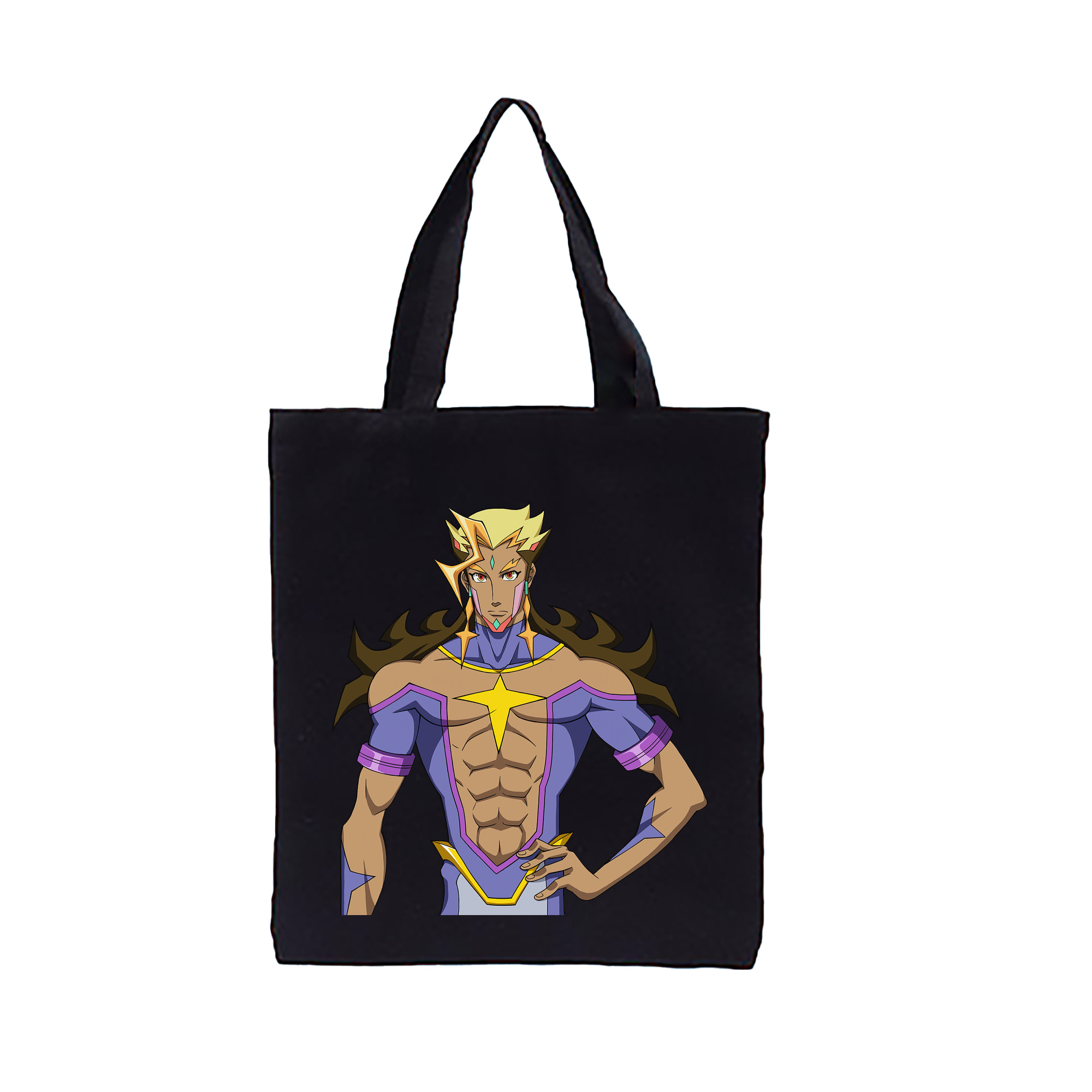 （画像用） 遊☆戯☆王 Yu-Gi-Oh! 縦型キャンバス生地手提げバッグ　トートバッグ