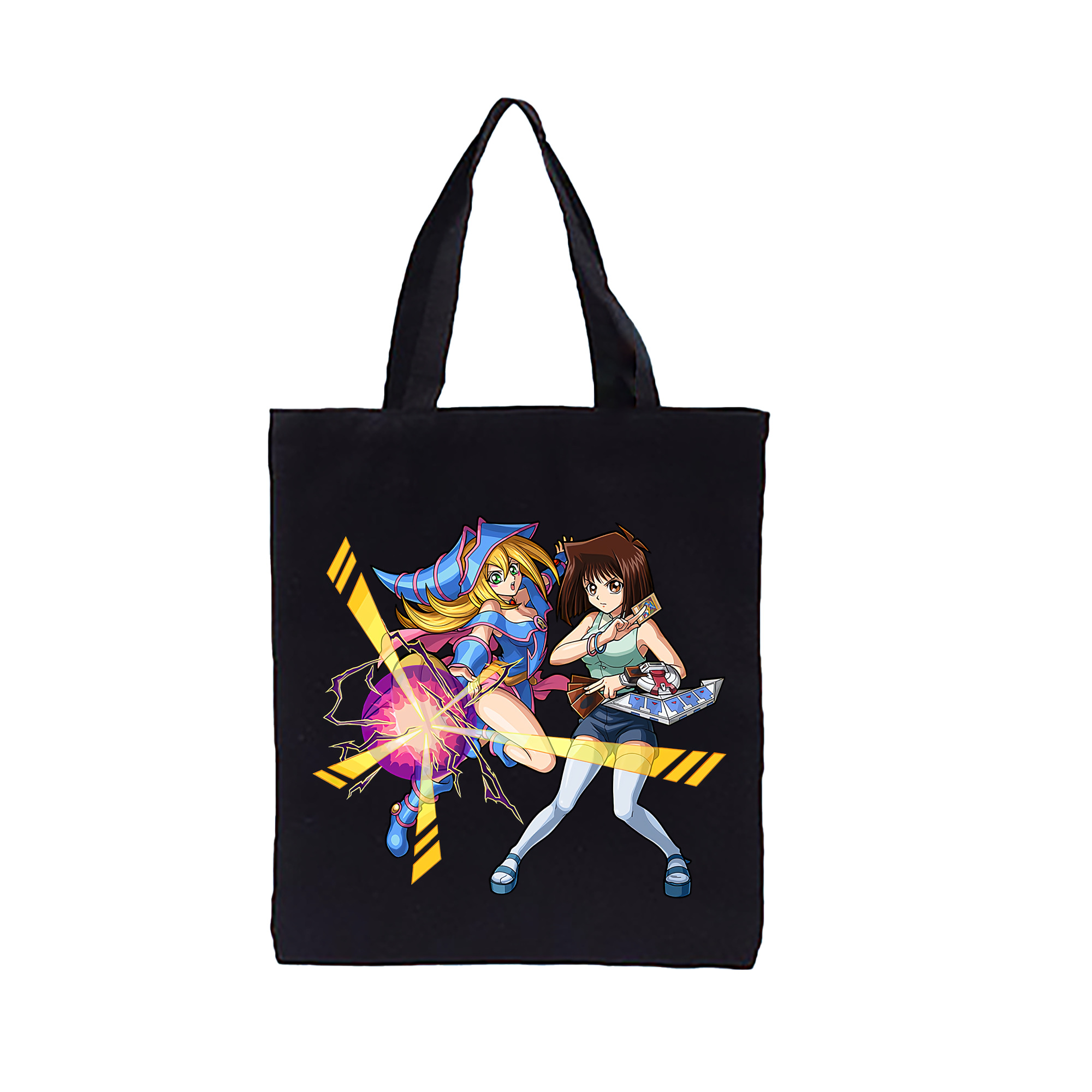 （画像用） 遊☆戯☆王 Yu-Gi-Oh! 縦型キャンバス生地手提げバッグ　トートバッグ