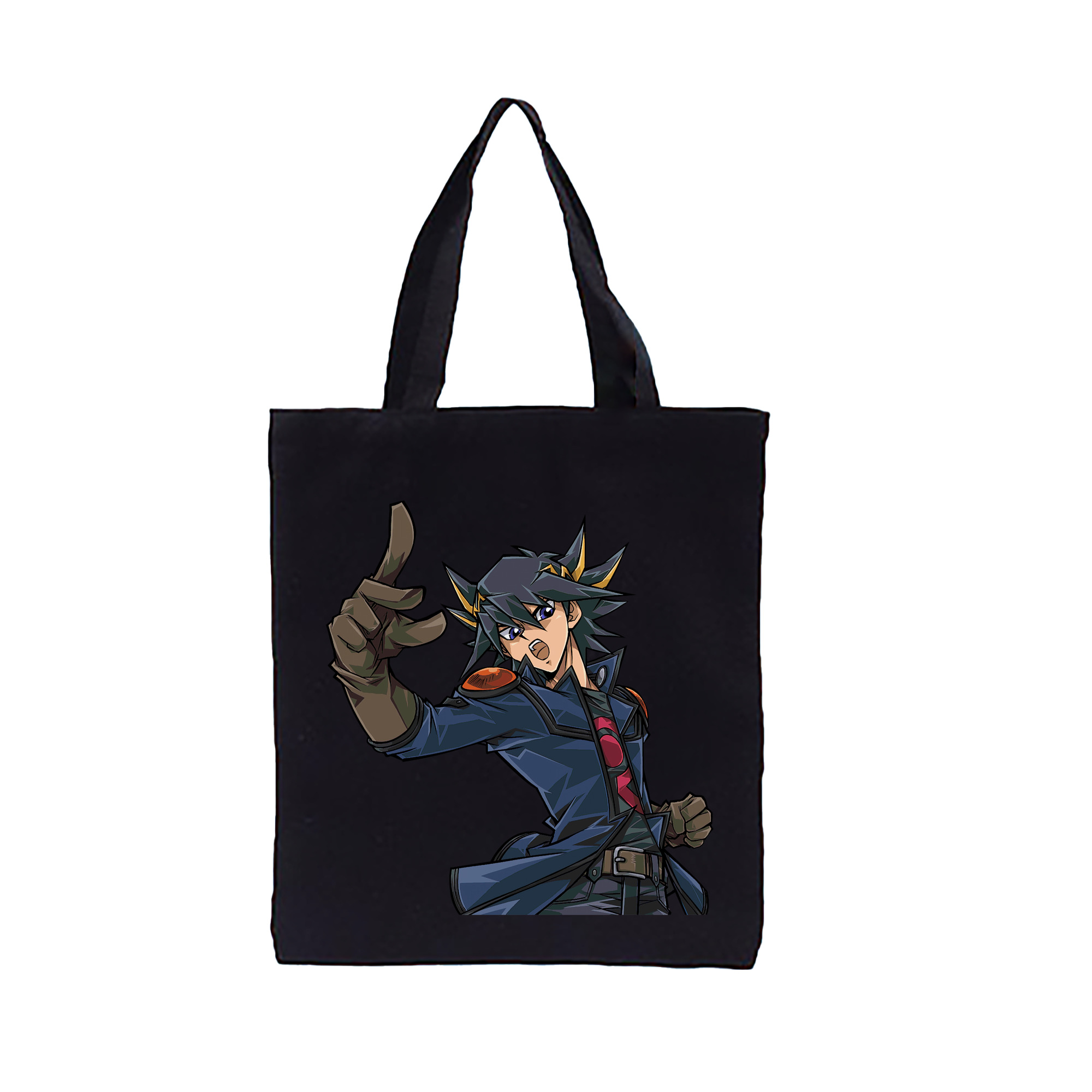 （画像用） 遊☆戯☆王 Yu-Gi-Oh! 縦型キャンバス生地手提げバッグ　トートバッグ