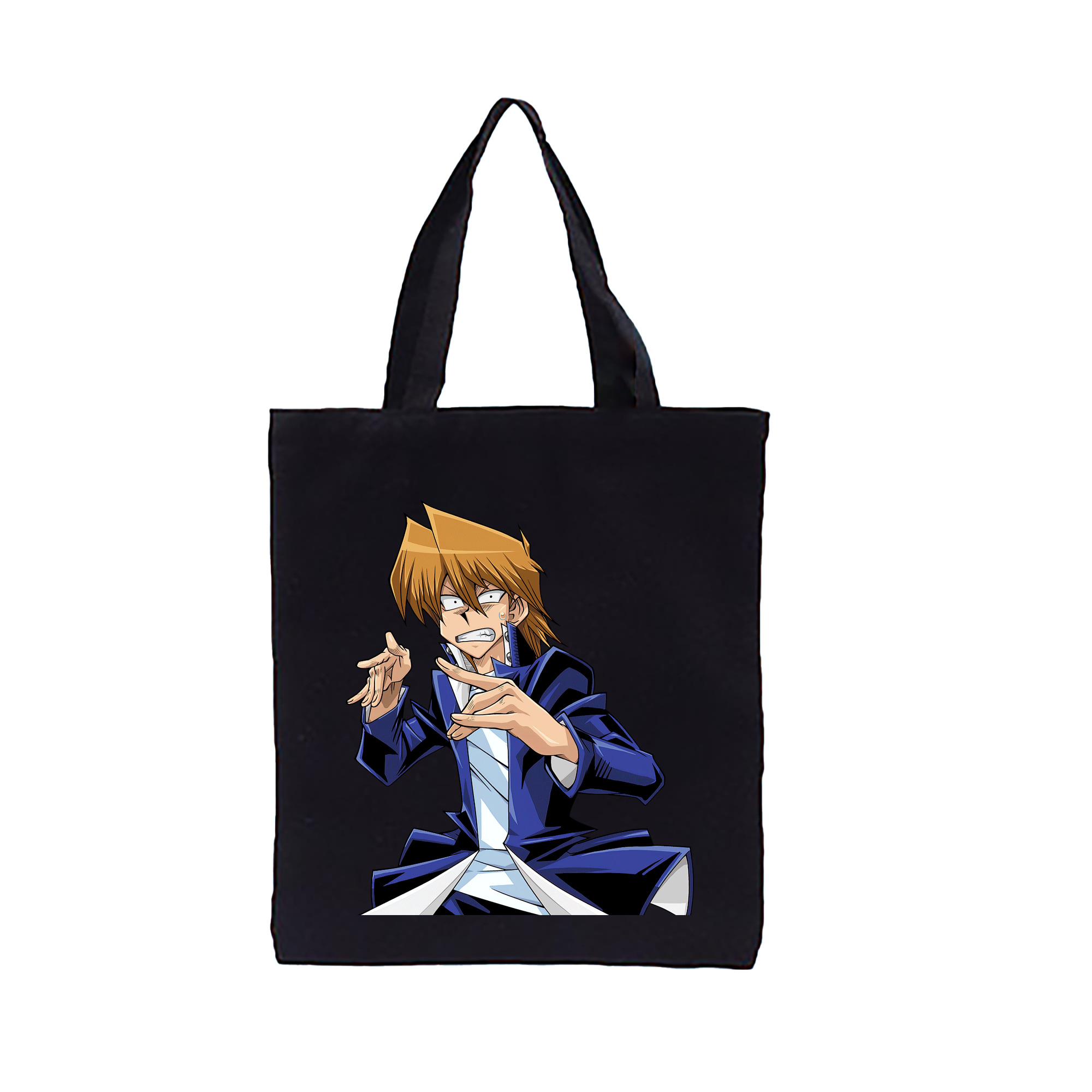 （画像用） 遊☆戯☆王 Yu-Gi-Oh! 縦型キャンバス生地手提げバッグ　トートバッグ