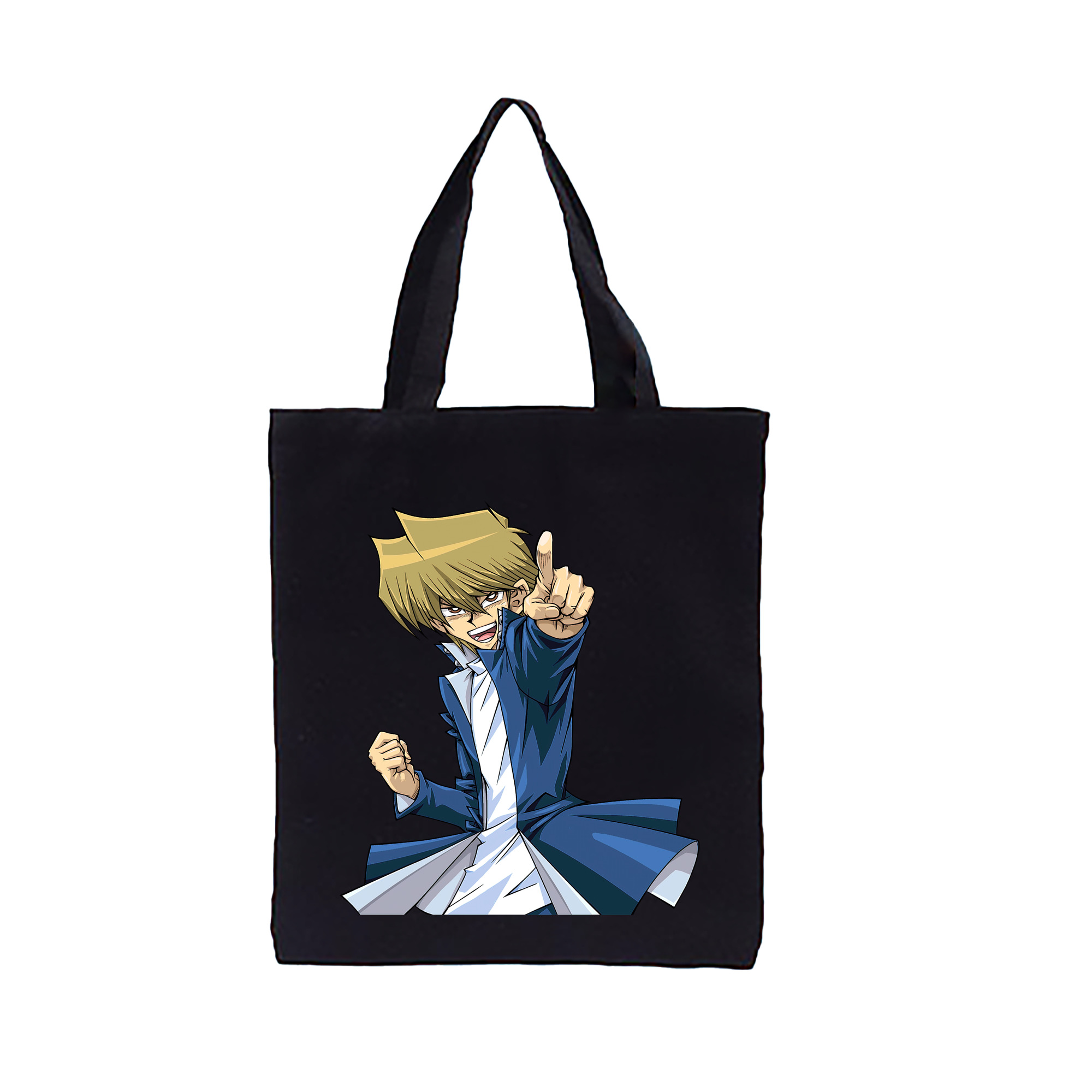 （画像用） 遊☆戯☆王 Yu-Gi-Oh! 縦型キャンバス生地手提げバッグ　トートバッグ