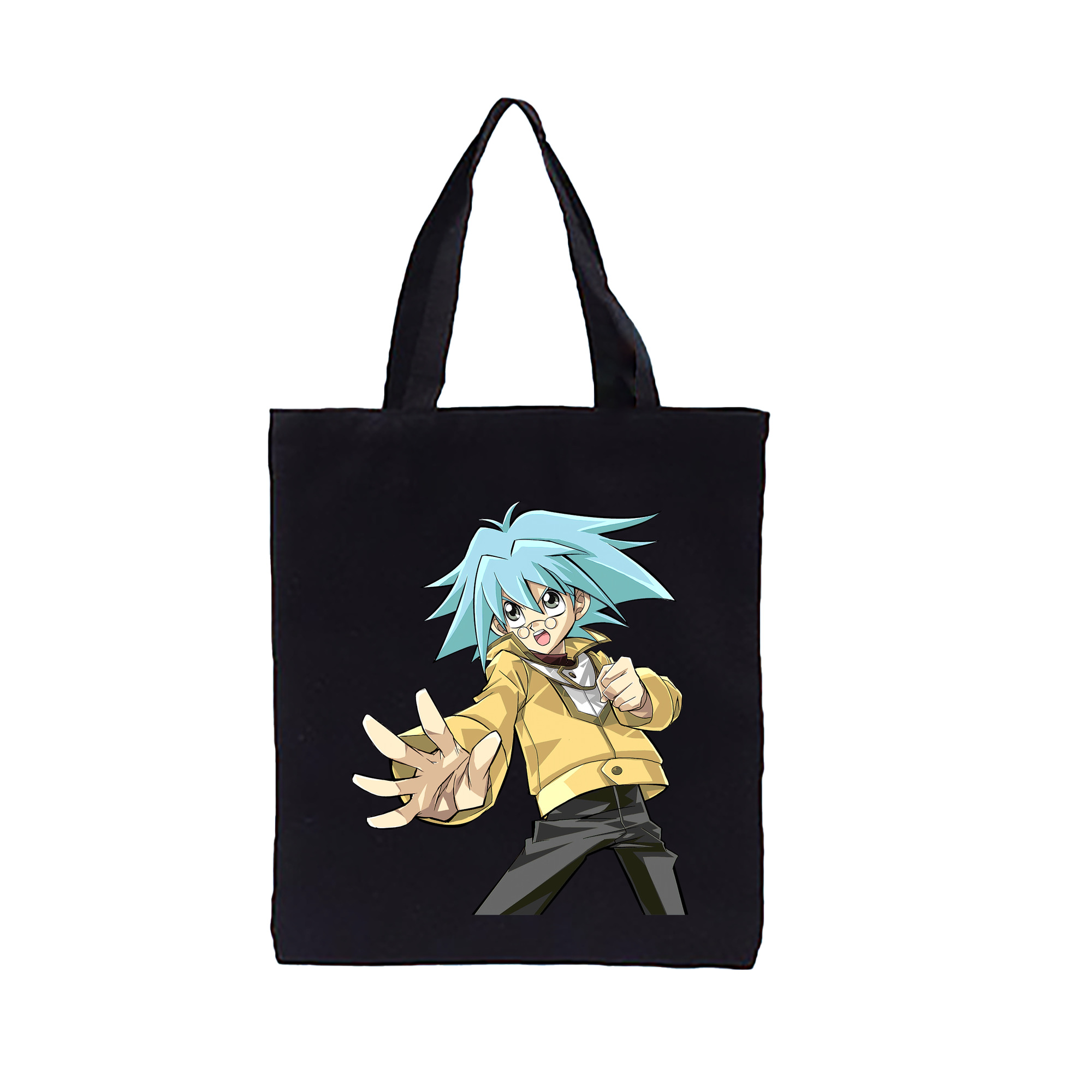 （画像用） 遊☆戯☆王 Yu-Gi-Oh! 縦型キャンバス生地手提げバッグ　トートバッグ