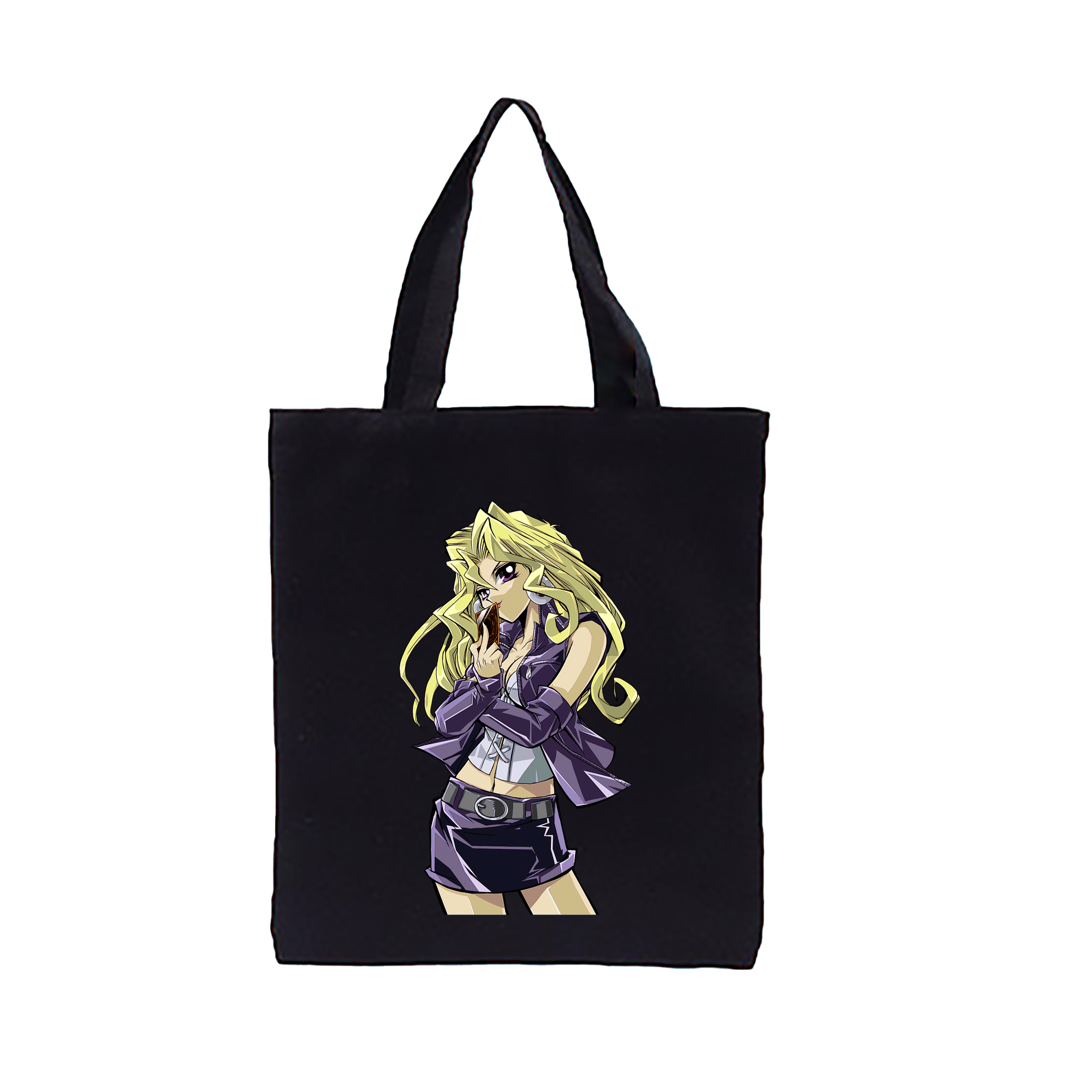 （画像用） 遊☆戯☆王 Yu-Gi-Oh! 縦型キャンバス生地手提げバッグ　トートバッグ