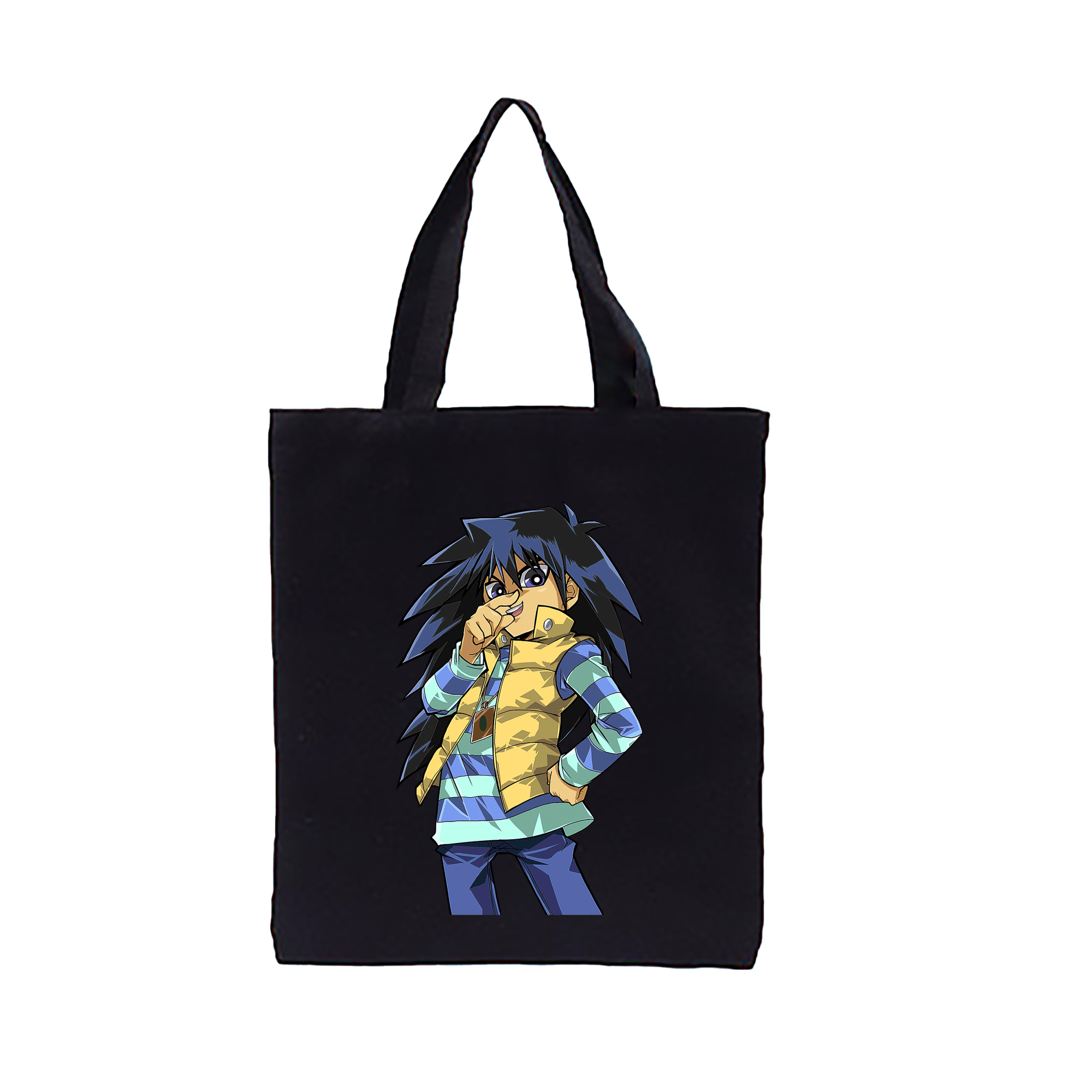 （画像用） 遊☆戯☆王 Yu-Gi-Oh! 縦型キャンバス生地手提げバッグ　トートバッグ