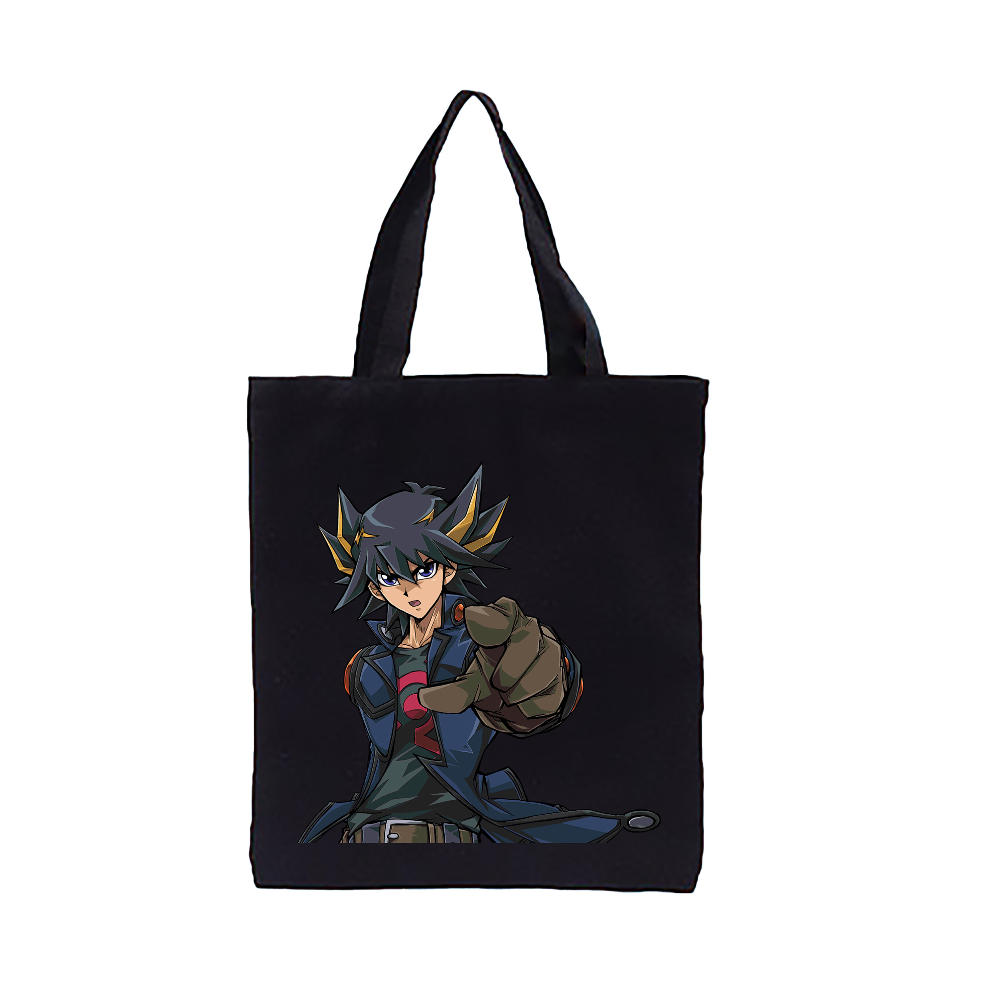 （画像用） 遊☆戯☆王 Yu-Gi-Oh! 縦型キャンバス生地手提げバッグ　トートバッグ