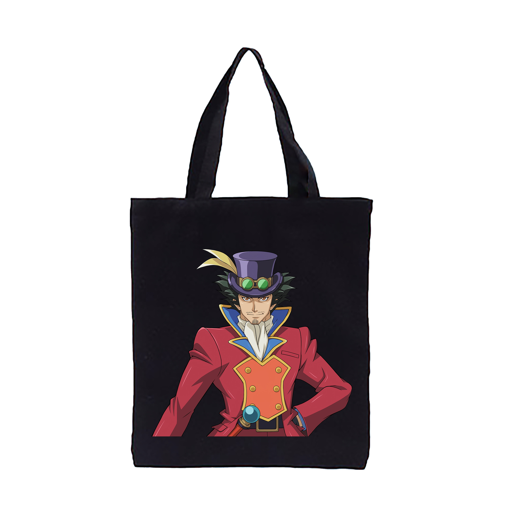 （画像用） 遊☆戯☆王 Yu-Gi-Oh! 縦型キャンバス生地手提げバッグ　トートバッグ