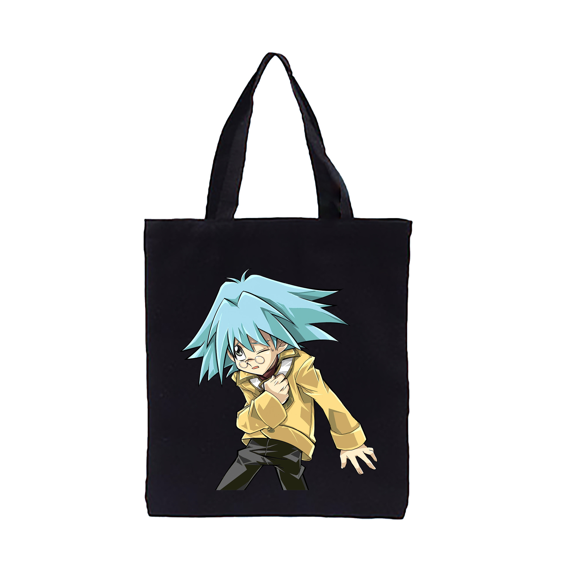 （画像用） 遊☆戯☆王 Yu-Gi-Oh! 縦型キャンバス生地手提げバッグ　トートバッグ