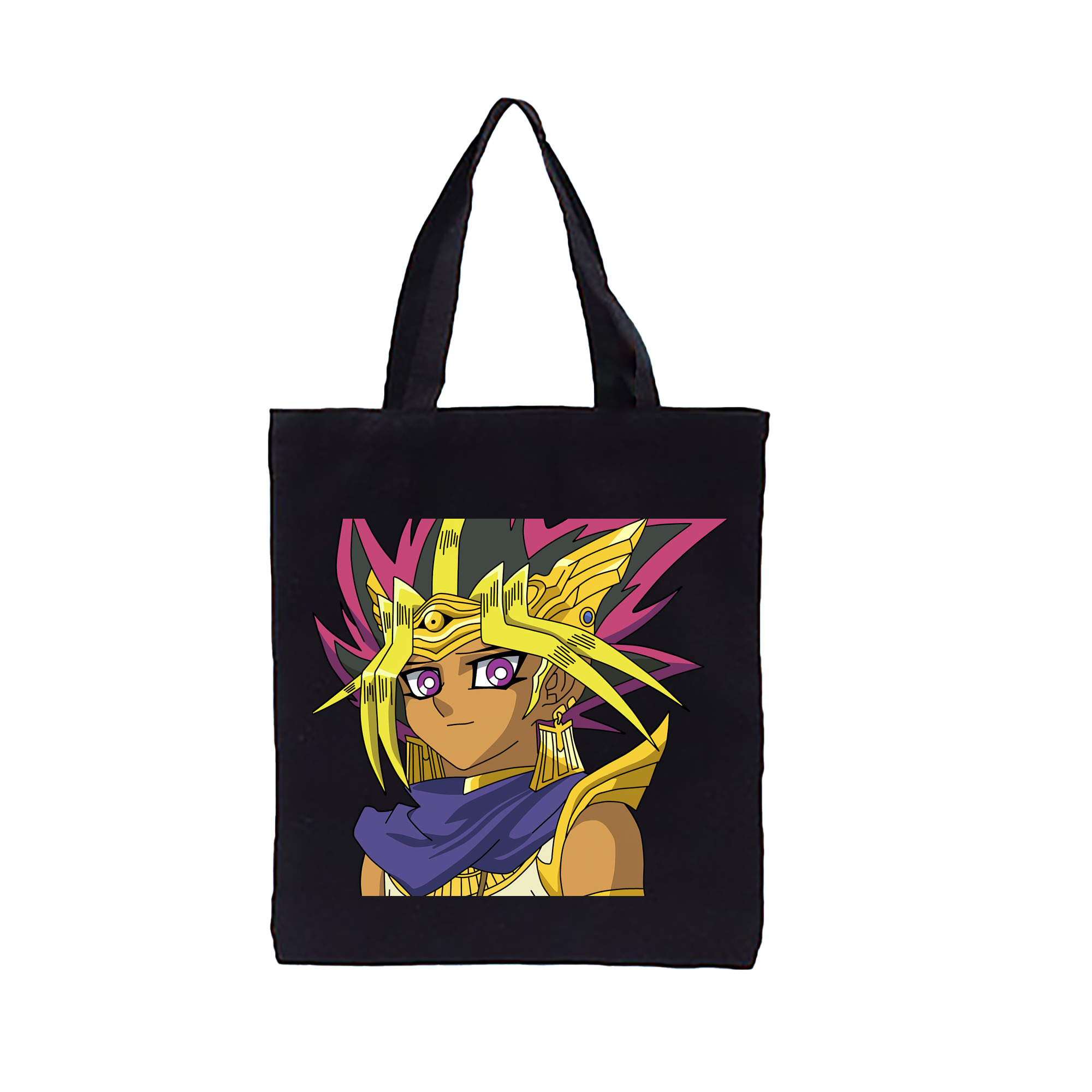 （画像用） 遊☆戯☆王 Yu-Gi-Oh! 縦型キャンバス生地手提げバッグ　トートバッグ