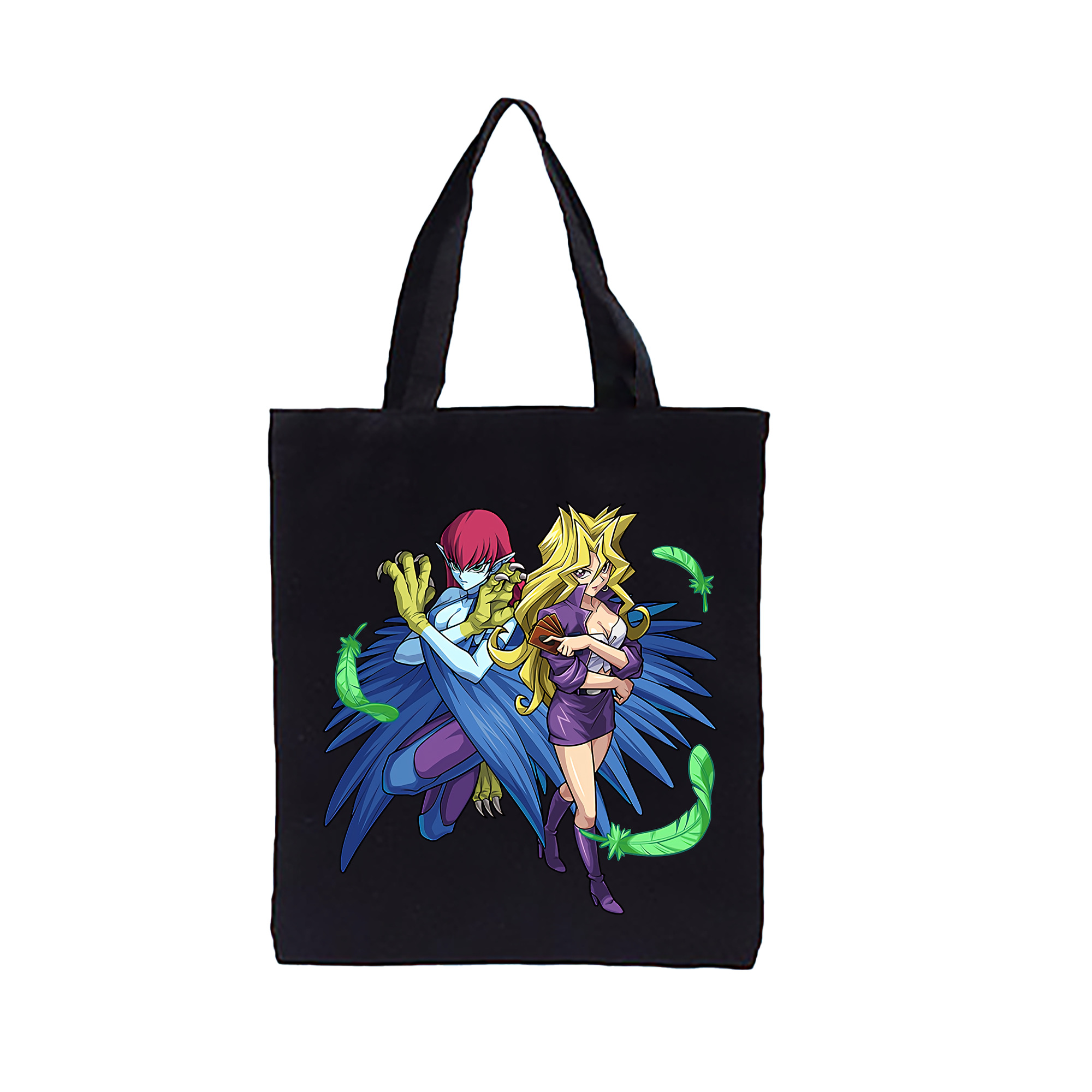 （画像用） 遊☆戯☆王 Yu-Gi-Oh! 縦型キャンバス生地手提げバッグ　トートバッグ