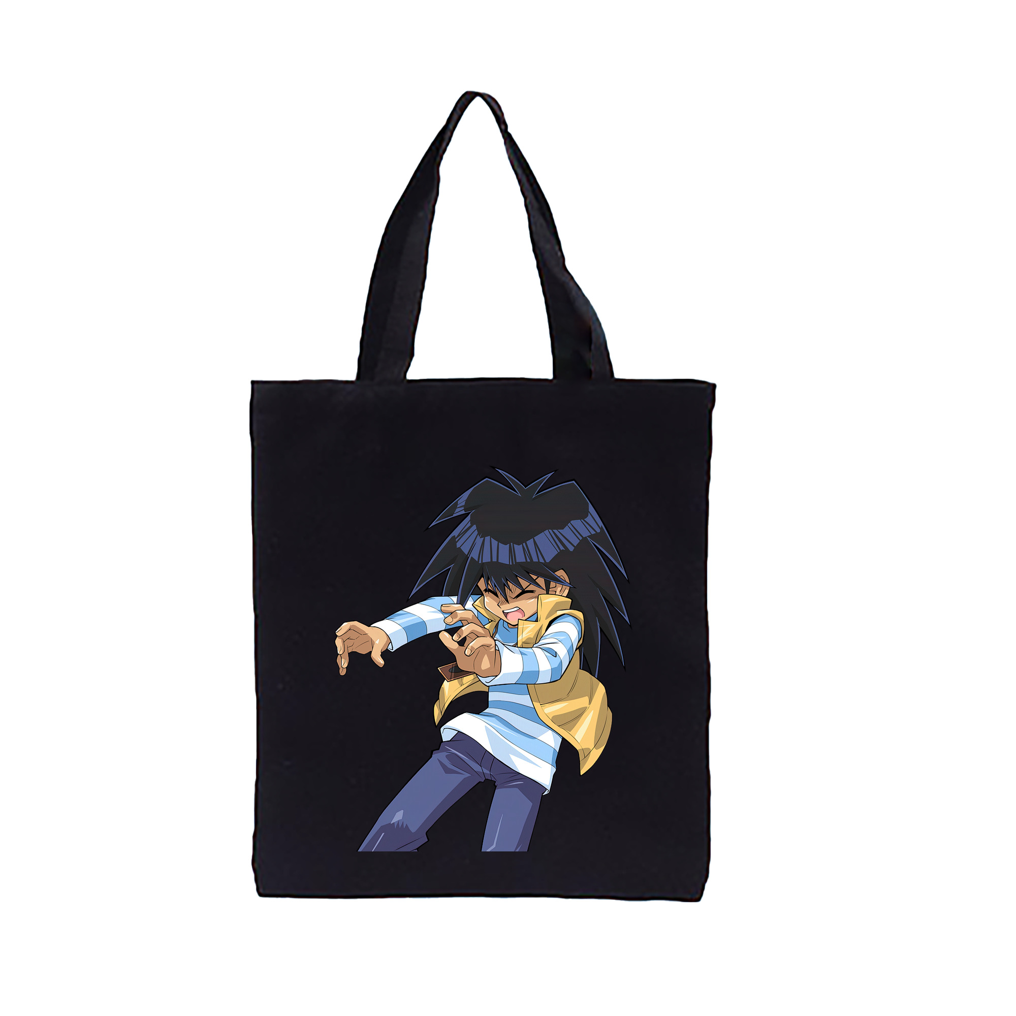 （画像用） 遊☆戯☆王 Yu-Gi-Oh! 縦型キャンバス生地手提げバッグ　トートバッグ