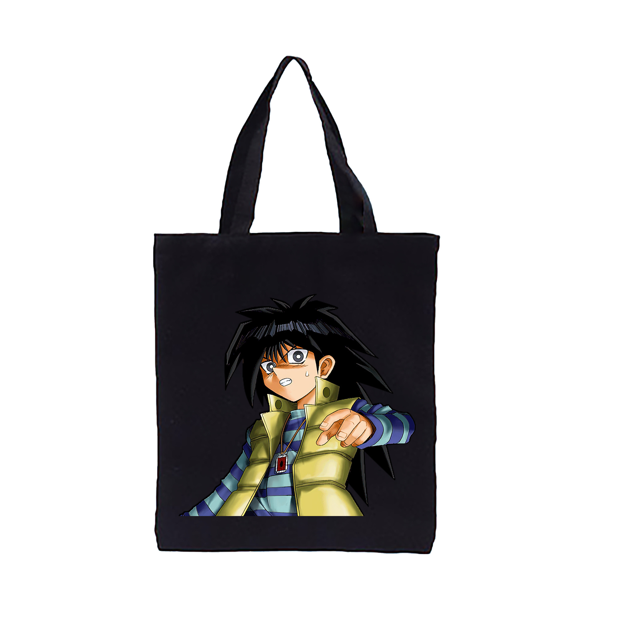 （画像用） 遊☆戯☆王 Yu-Gi-Oh! 縦型キャンバス生地手提げバッグ　トートバッグ