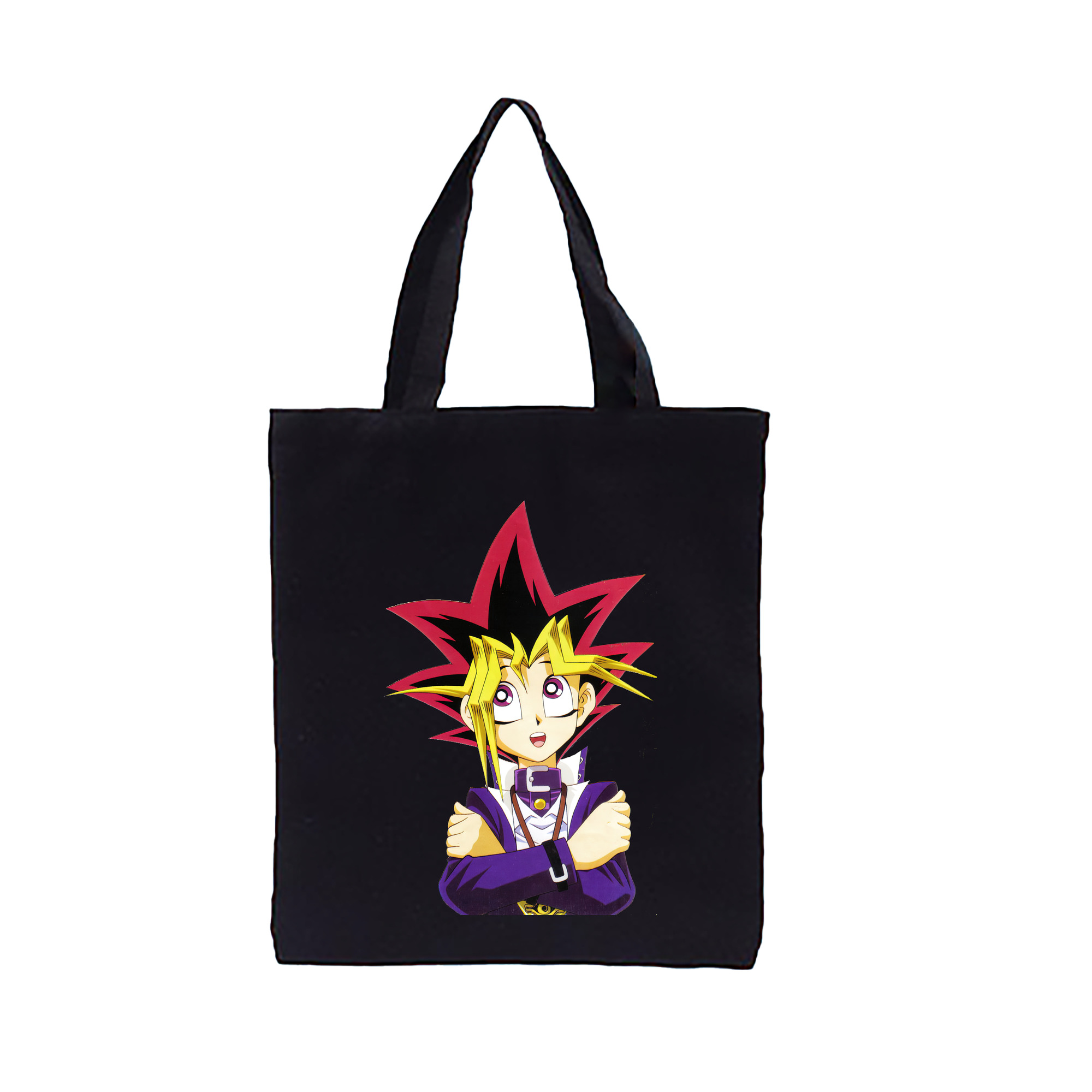 （画像用） 遊☆戯☆王 Yu-Gi-Oh! 縦型キャンバス生地手提げバッグ　トートバッグ