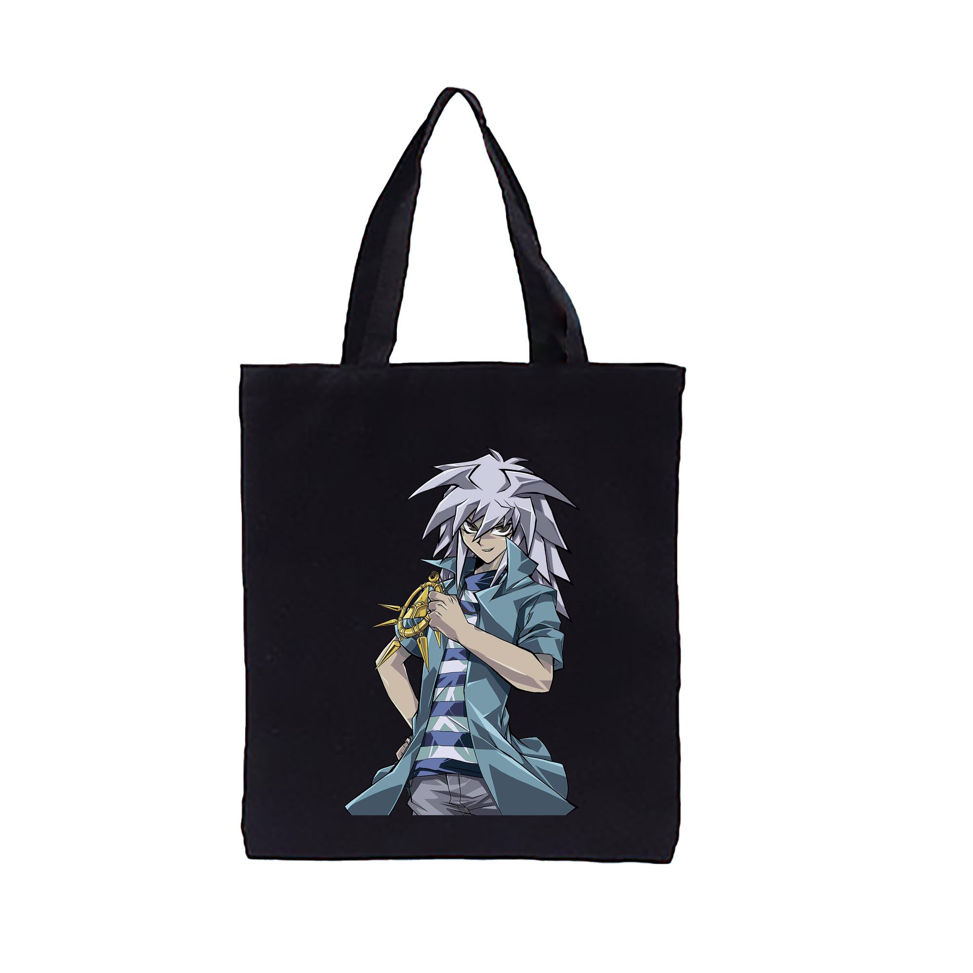 （画像用） 遊☆戯☆王 Yu-Gi-Oh! 縦型キャンバス生地手提げバッグ　トートバッグ