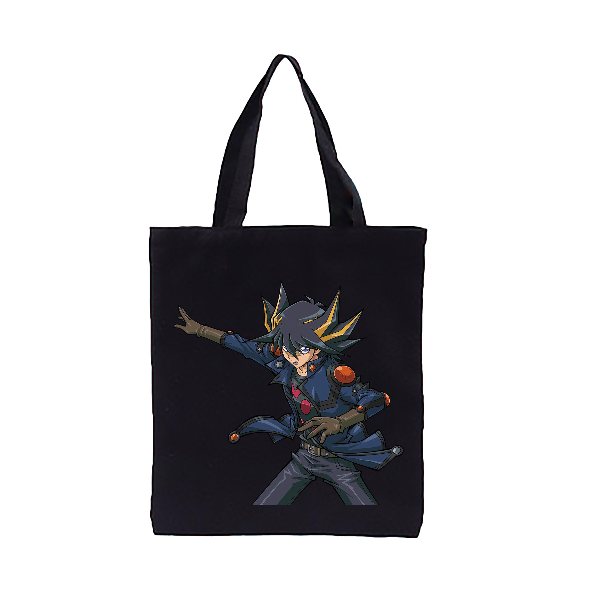 （画像用） 遊☆戯☆王 Yu-Gi-Oh! 縦型キャンバス生地手提げバッグ　トートバッグ