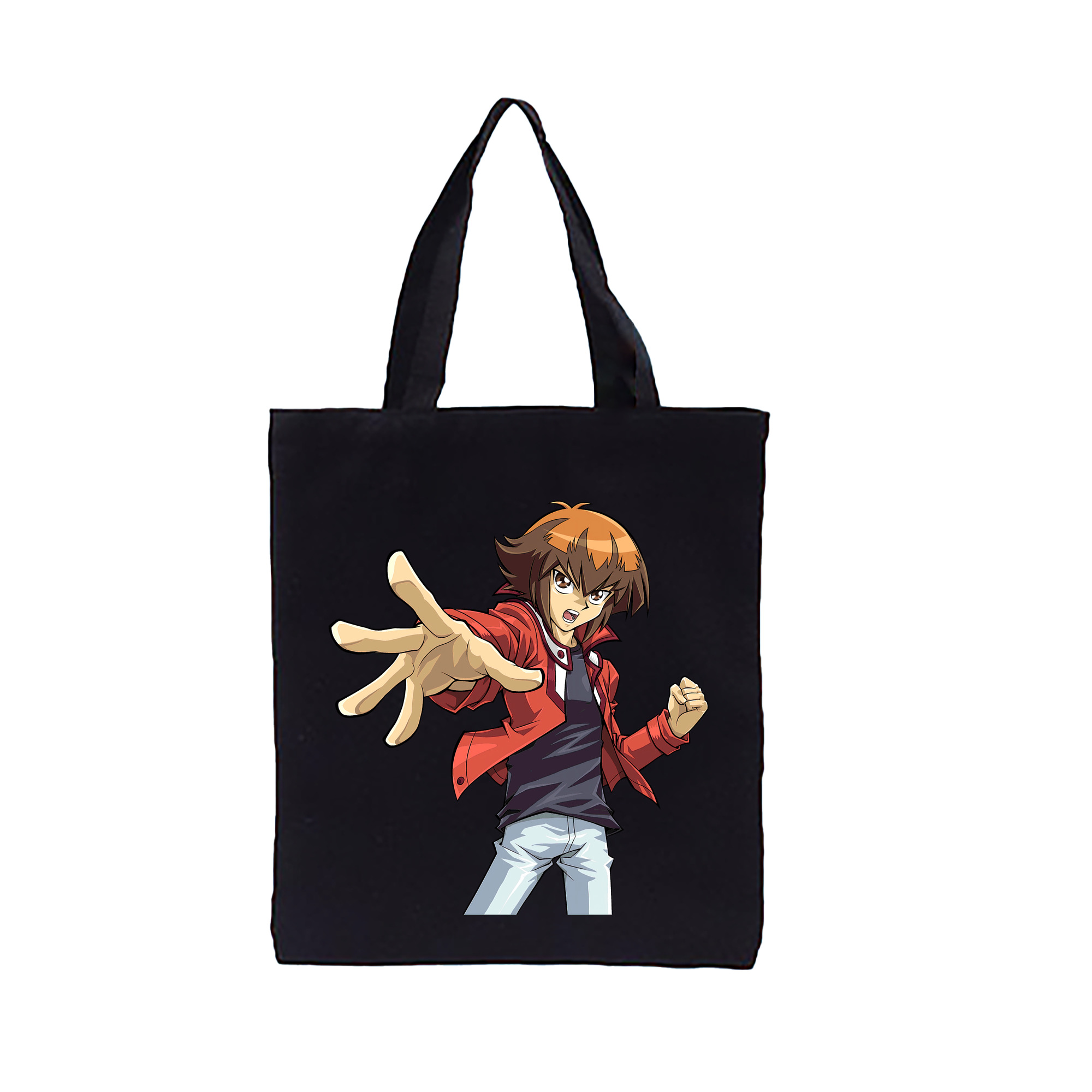 （画像用） 遊☆戯☆王 Yu-Gi-Oh! 縦型キャンバス生地手提げバッグ　トートバッグ