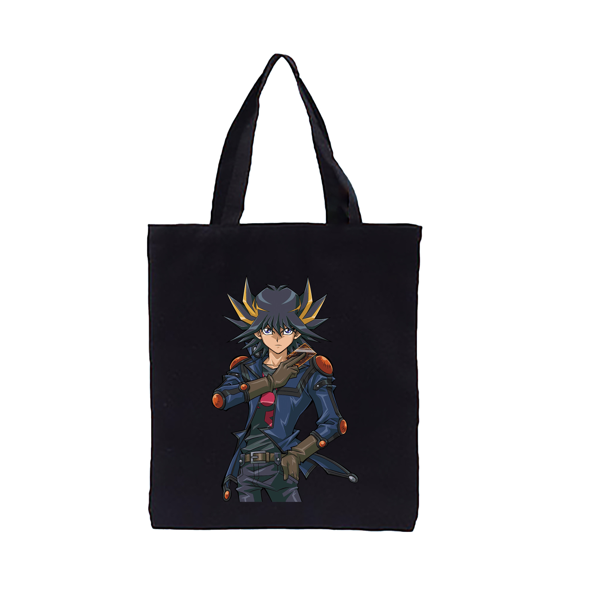 （画像用） 遊☆戯☆王 Yu-Gi-Oh! 縦型キャンバス生地手提げバッグ　トートバッグ