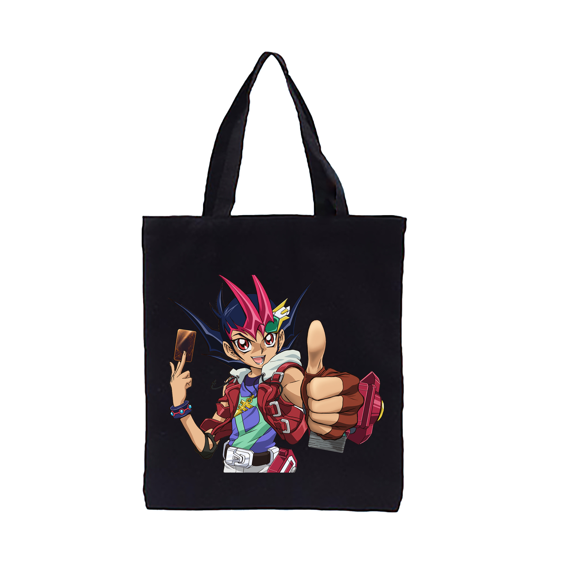 （画像用） 遊☆戯☆王 Yu-Gi-Oh! 縦型キャンバス生地手提げバッグ　トートバッグ