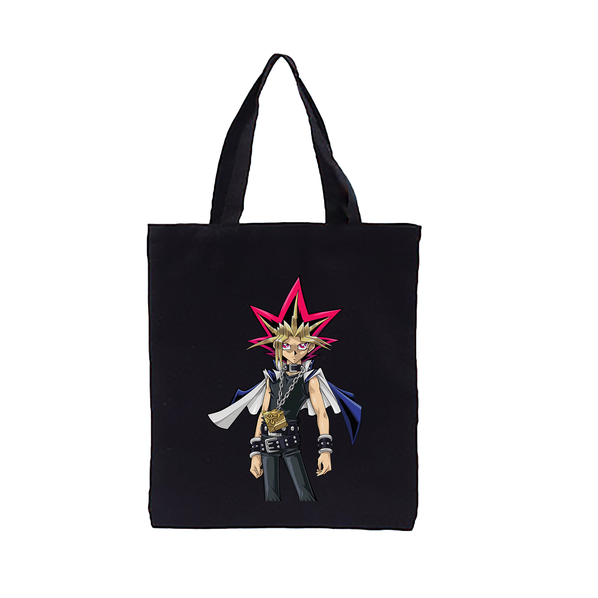 （画像用） 遊☆戯☆王 Yu-Gi-Oh! 縦型キャンバス生地手提げバッグ　トートバッグ