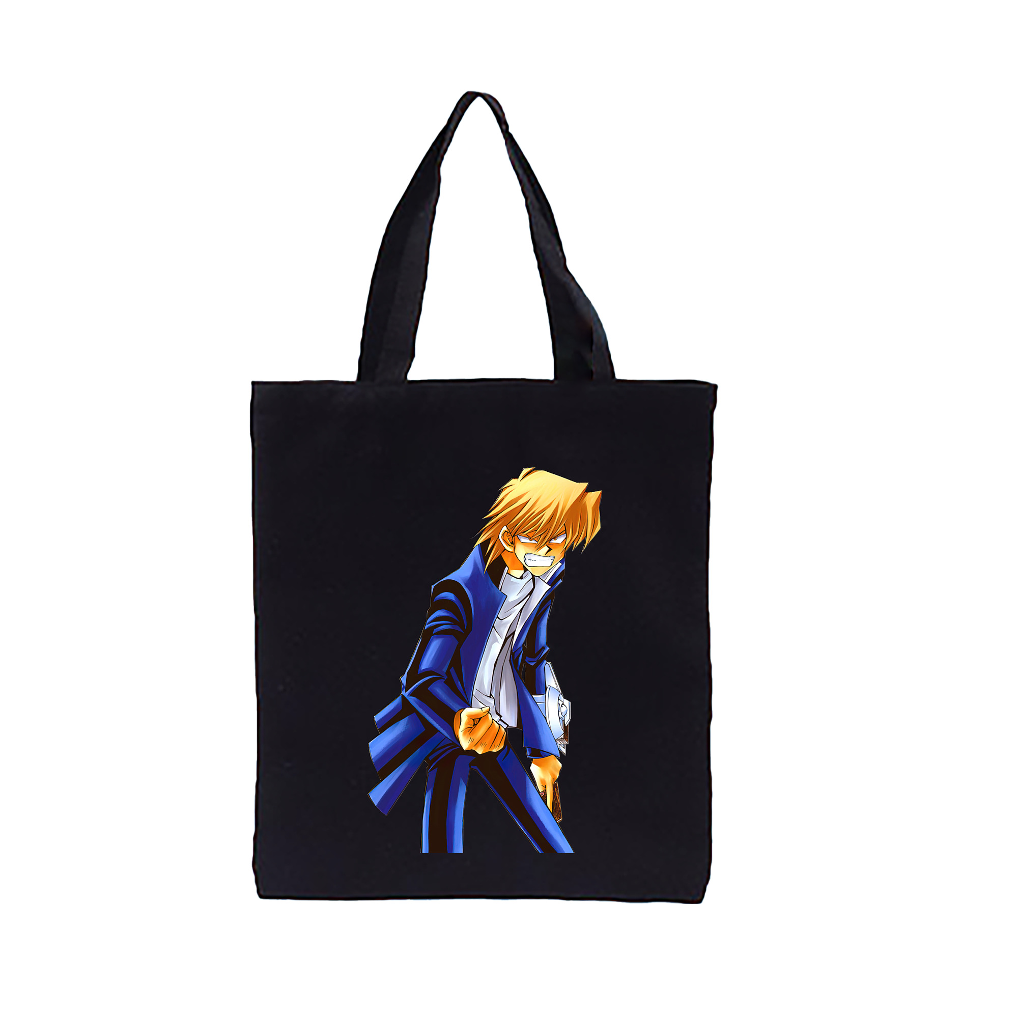 （画像用） 遊☆戯☆王 Yu-Gi-Oh! 縦型キャンバス生地手提げバッグ　トートバッグ
