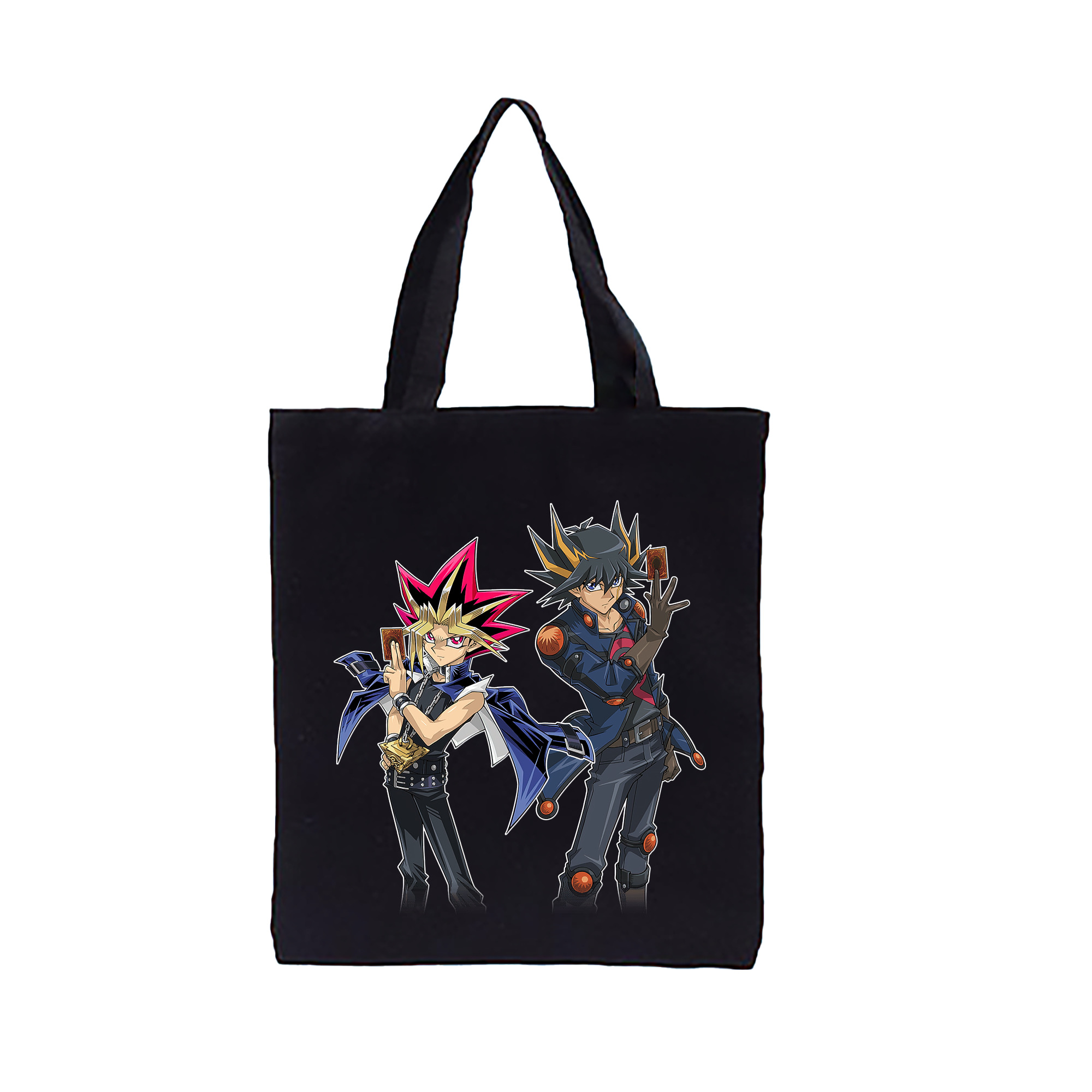 （画像用） 遊☆戯☆王 Yu-Gi-Oh! 縦型キャンバス生地手提げバッグ　トートバッグ