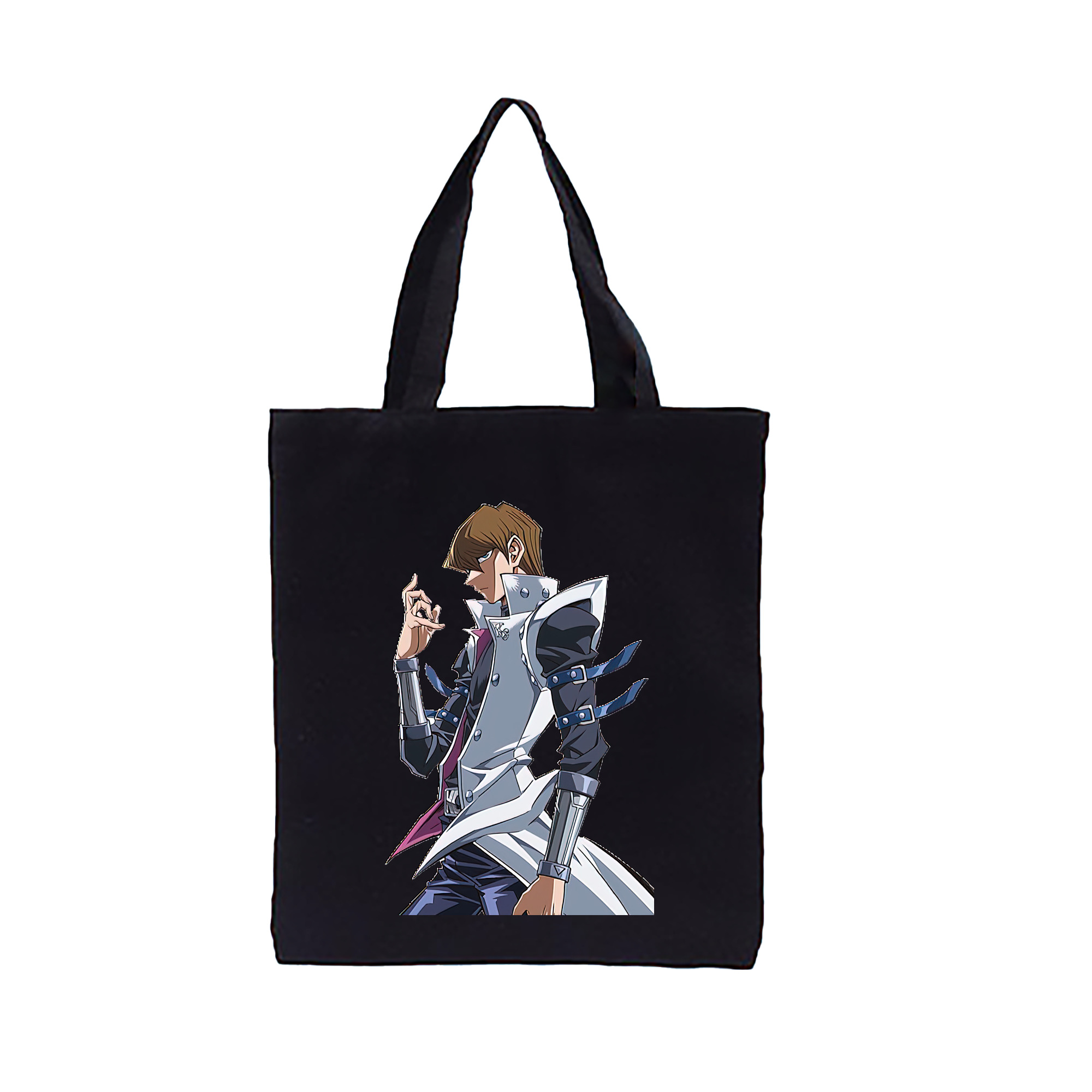 （画像用） 遊☆戯☆王 Yu-Gi-Oh! 縦型キャンバス生地手提げバッグ　トートバッグ