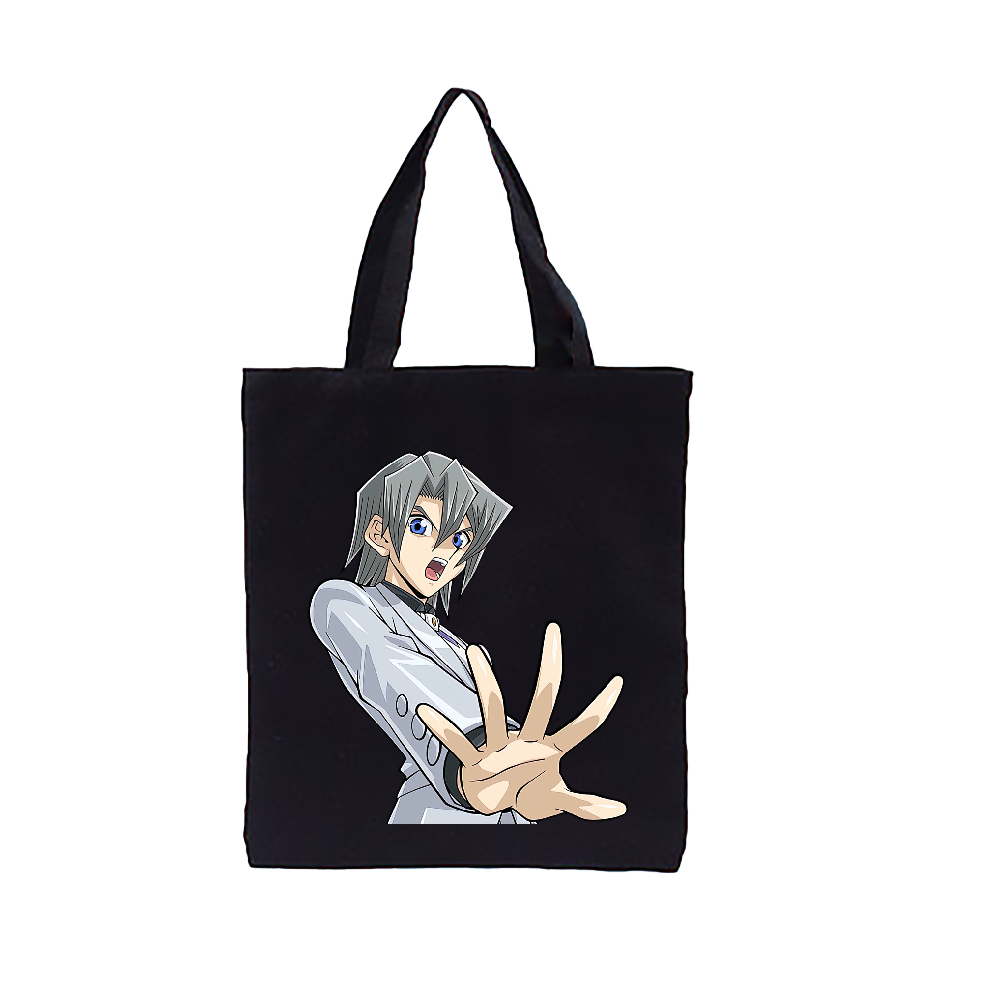 （画像用） 遊☆戯☆王 Yu-Gi-Oh! 縦型キャンバス生地手提げバッグ　トートバッグ
