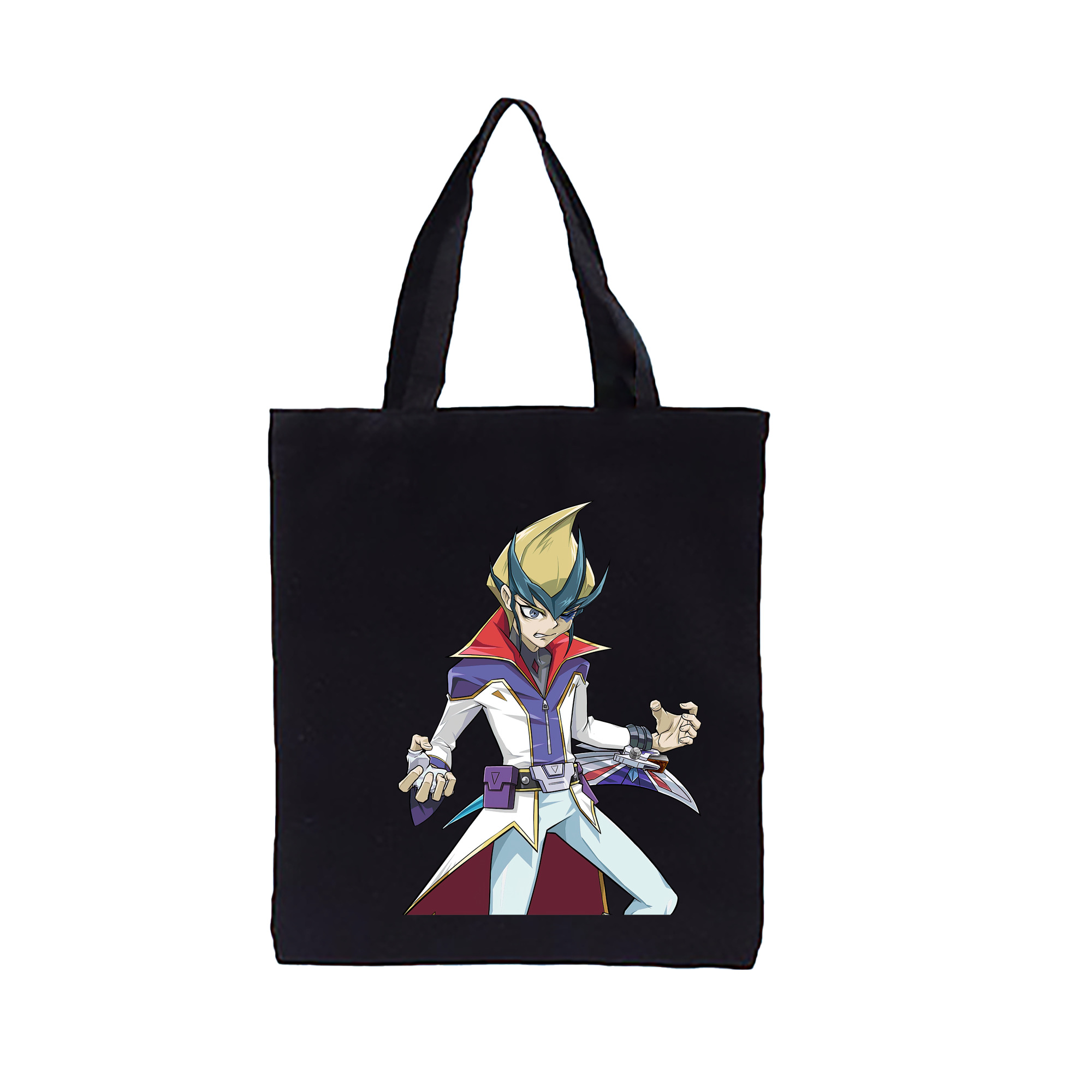 （画像用） 遊☆戯☆王 Yu-Gi-Oh! 縦型キャンバス生地手提げバッグ　トートバッグ