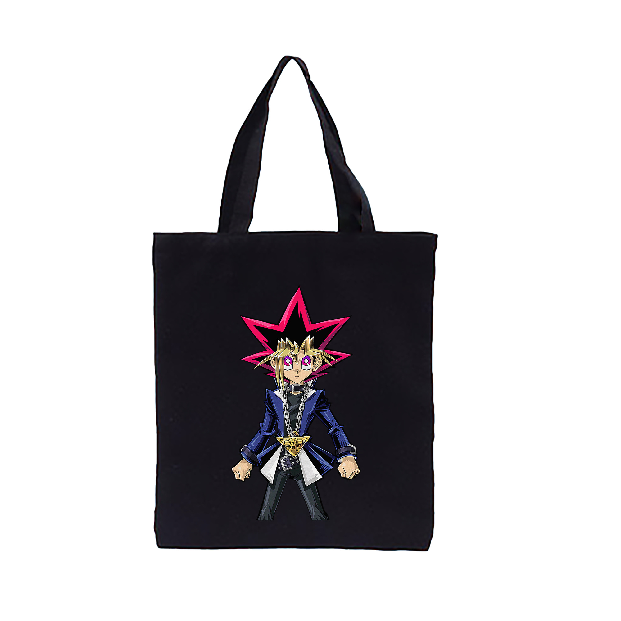 （画像用） 遊☆戯☆王 Yu-Gi-Oh! 縦型キャンバス生地手提げバッグ　トートバッグ