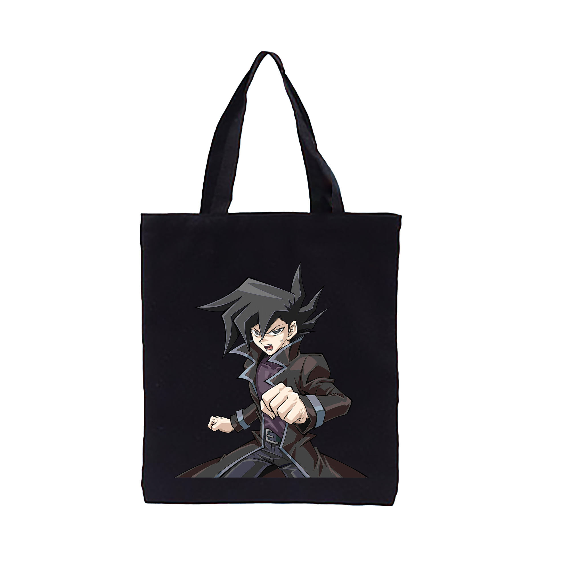 （画像用） 遊☆戯☆王 Yu-Gi-Oh! 縦型キャンバス生地手提げバッグ　トートバッグ