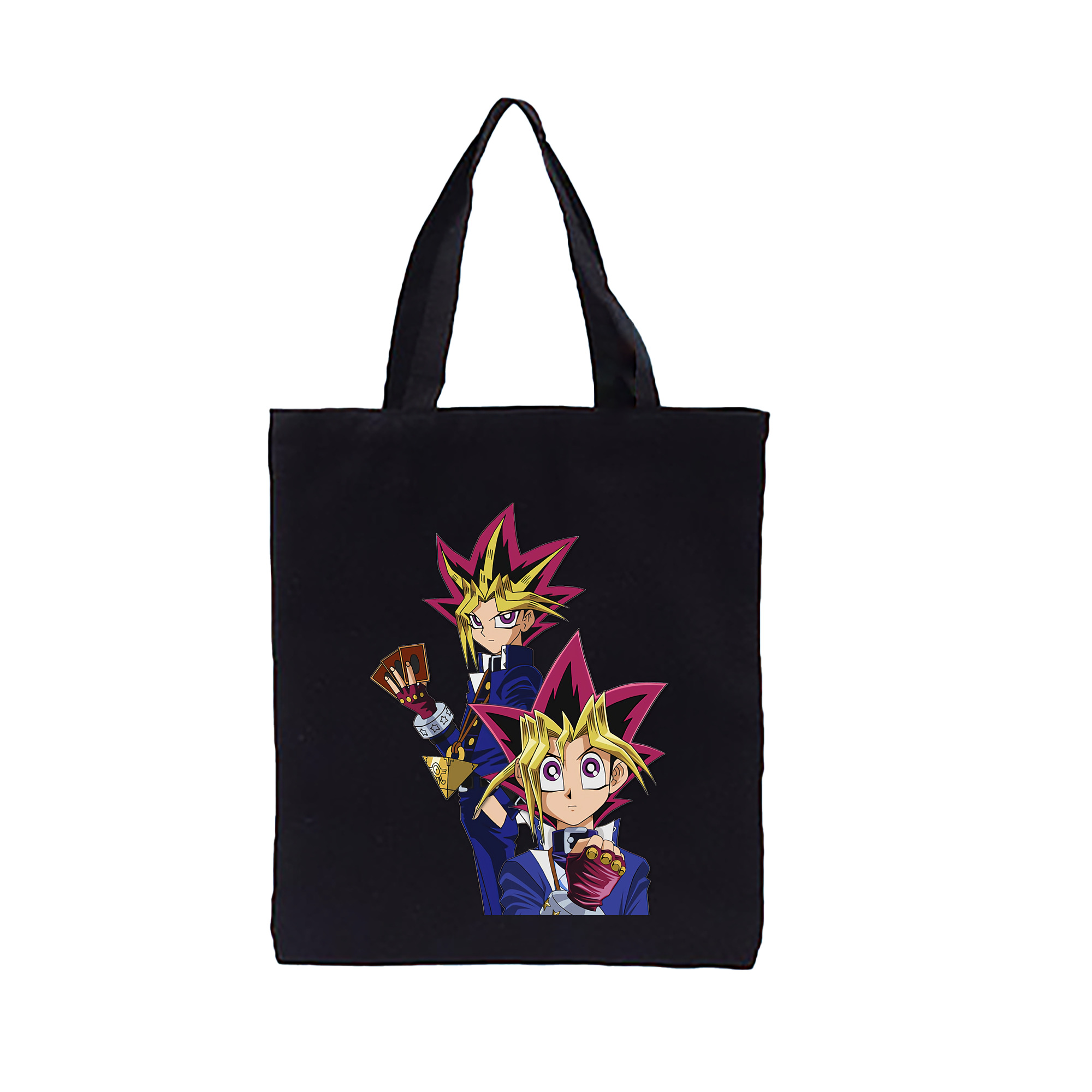 （画像用） 遊☆戯☆王 Yu-Gi-Oh! 縦型キャンバス生地手提げバッグ　トートバッグ