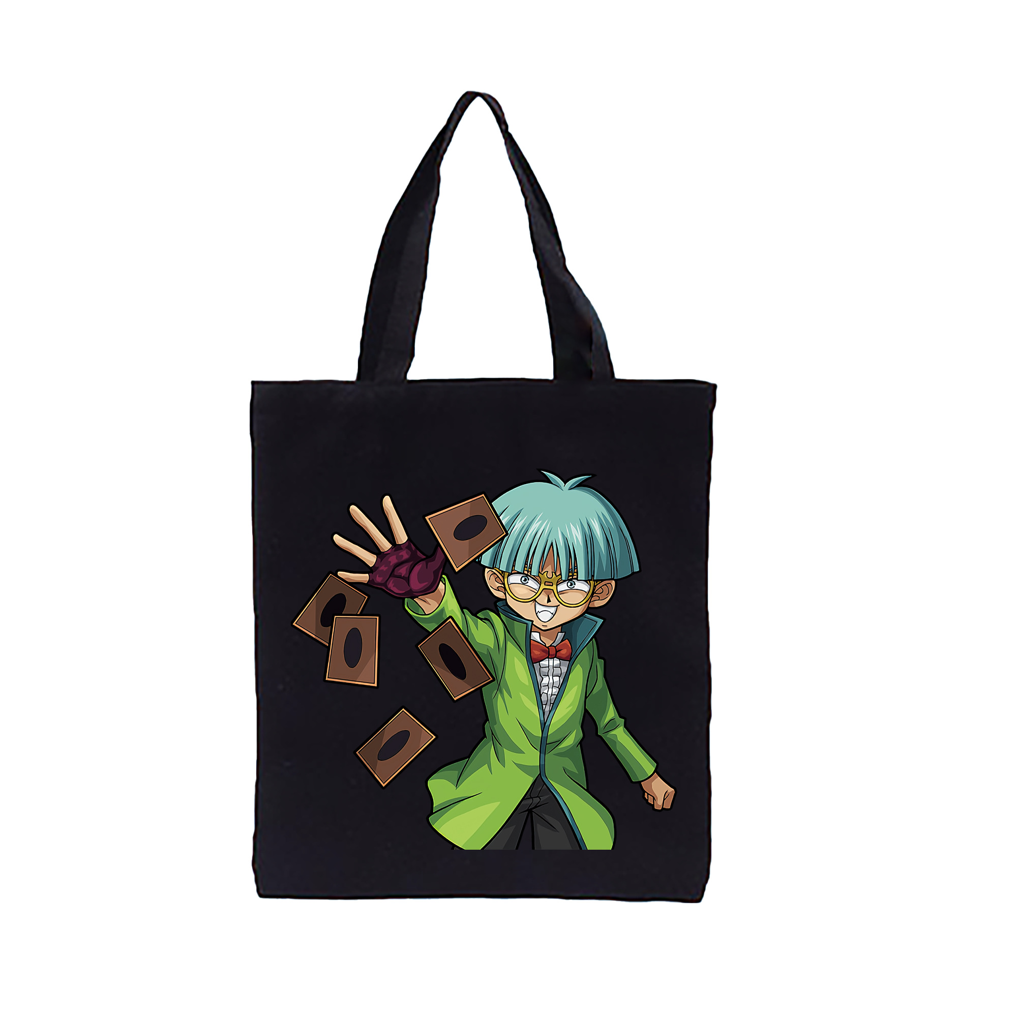 （画像用） 遊☆戯☆王 Yu-Gi-Oh! 縦型キャンバス生地手提げバッグ　トートバッグ